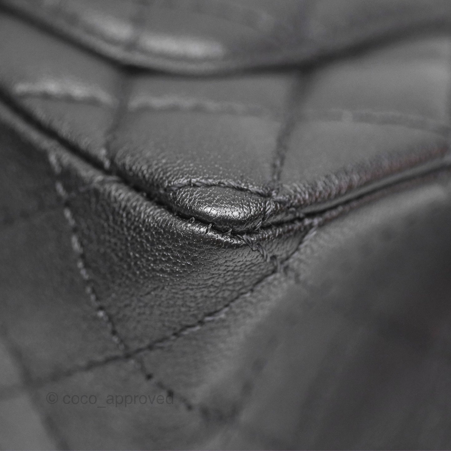 Chanel Mini Reissue 224 Dark Grey Grained Calfskin Ruthenium Hardware