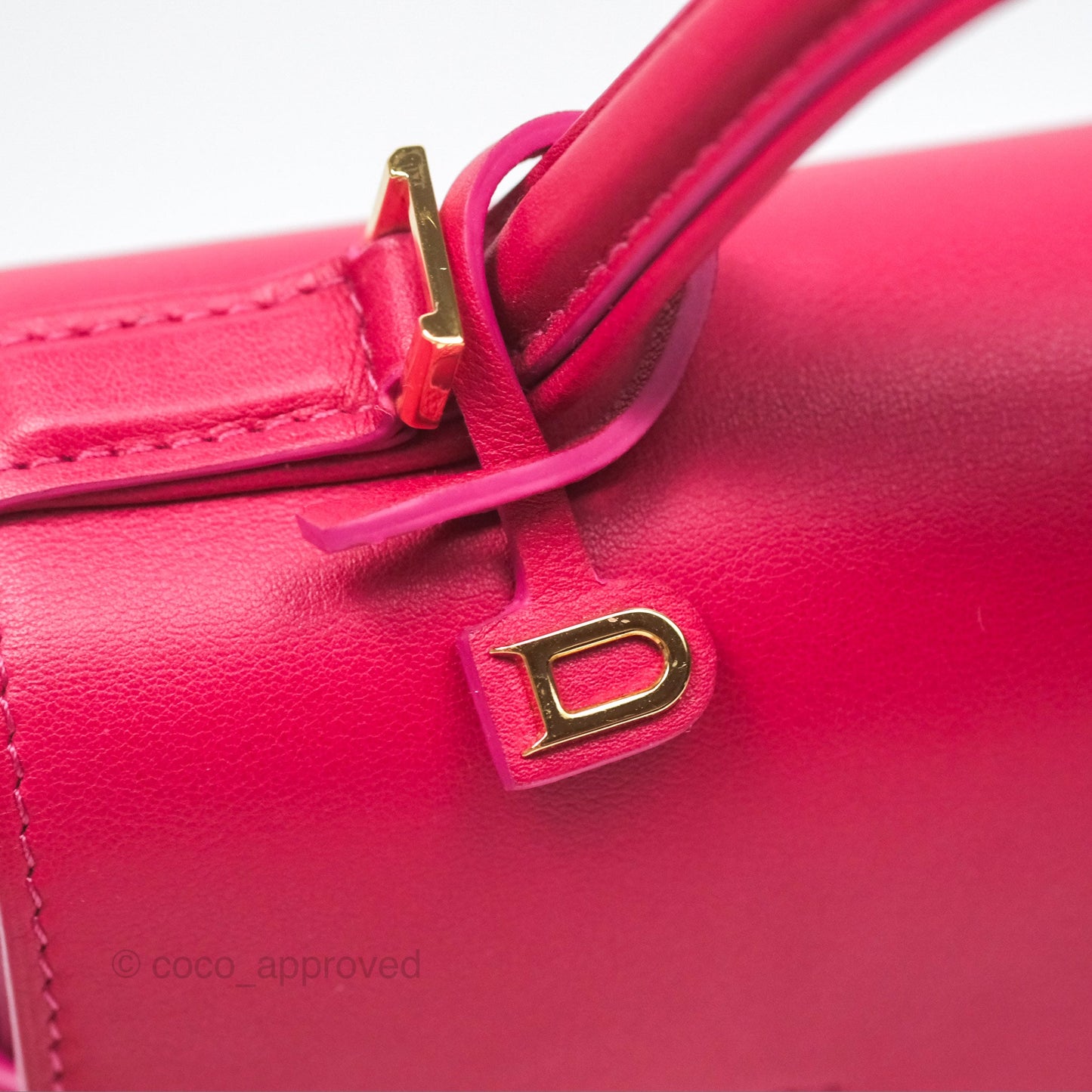 Delvaux Tempête Mini in Silky Calf Framboise