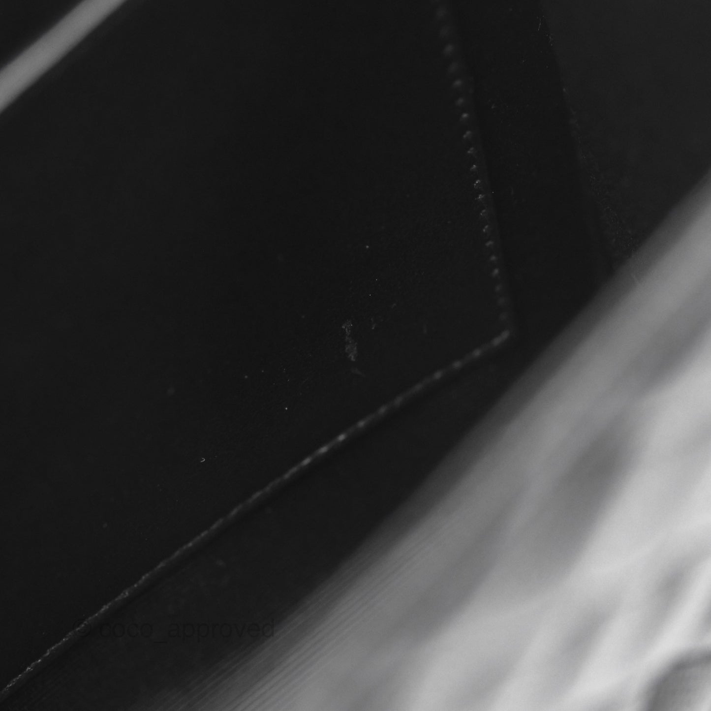 Saint Laurent Medium Envelope Black Caviar Silver Hardware