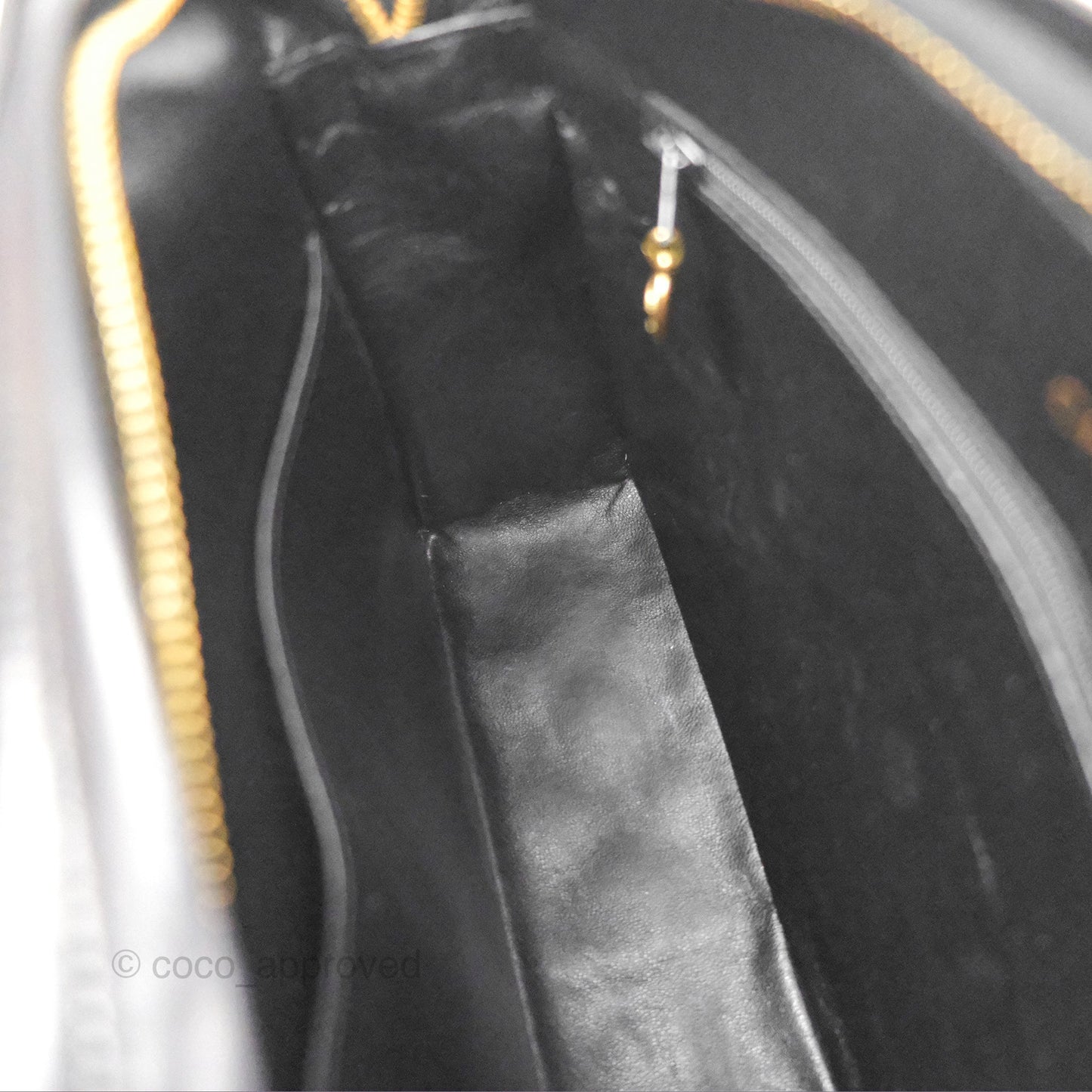 Chanel Vintage Camera Bag Black Lambskin 24K Gold Hardware