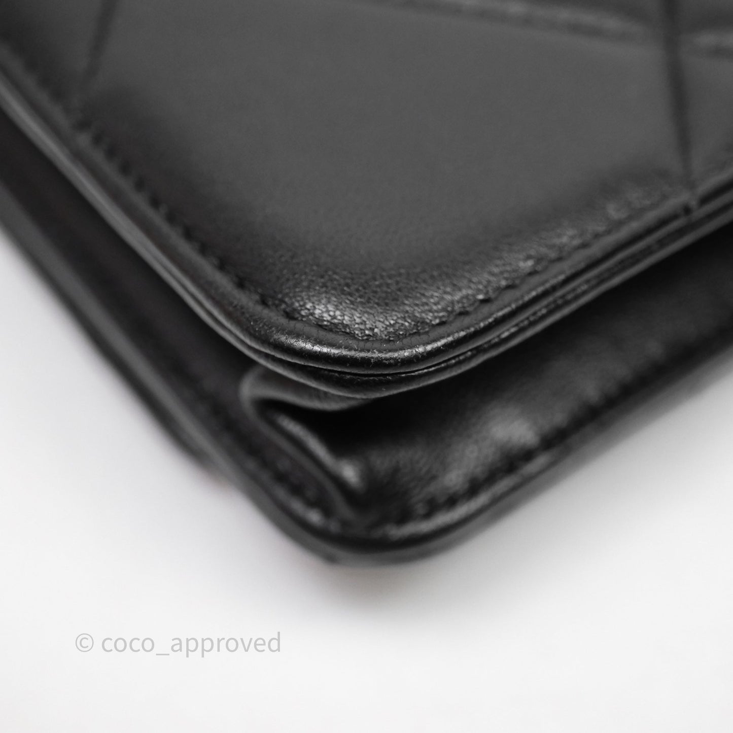 Chanel 19 Wallet on Chain WOC Black Mixed Hardware