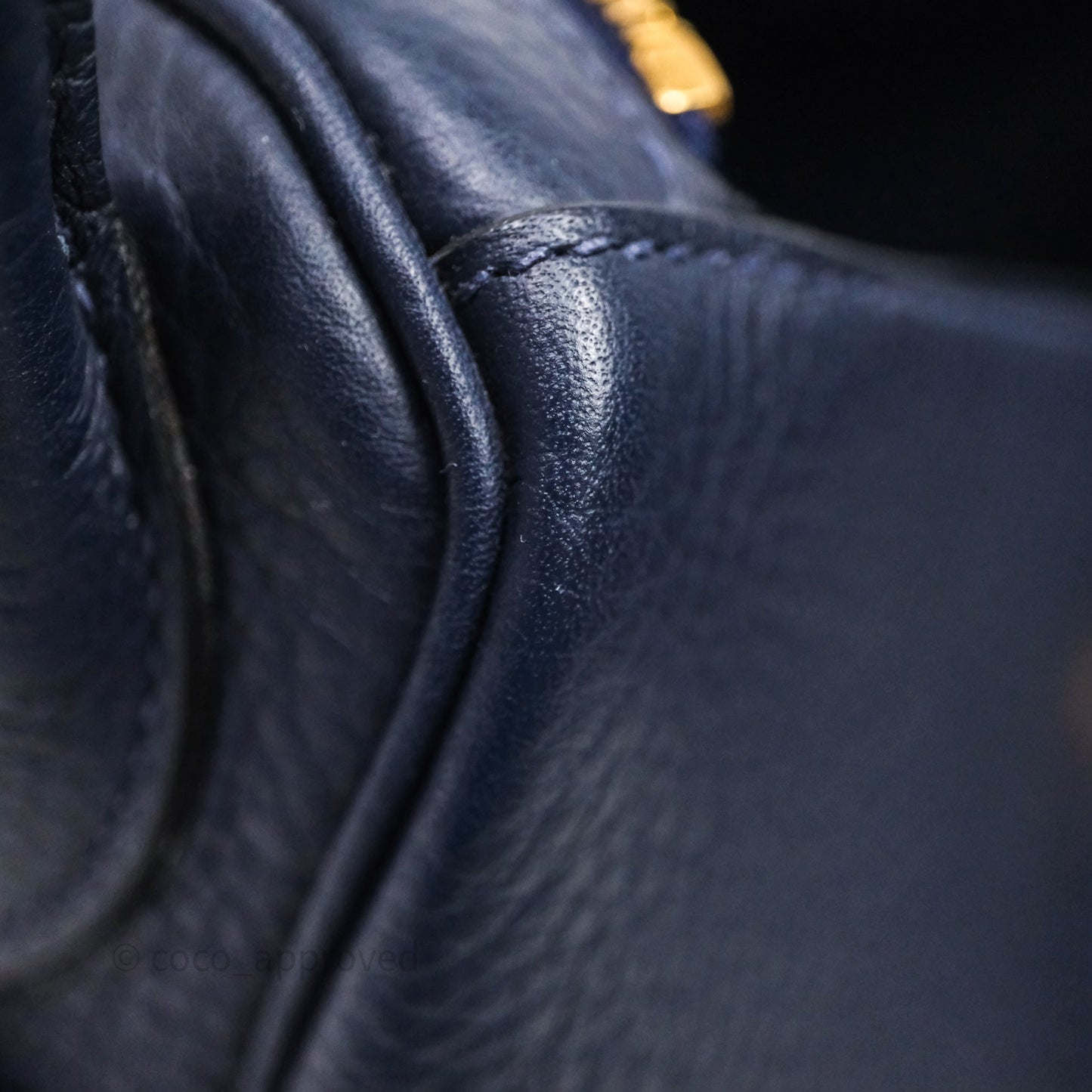 Hermès Lindy 30 Bleu Nuit 2Z Clemence Gold Hardware