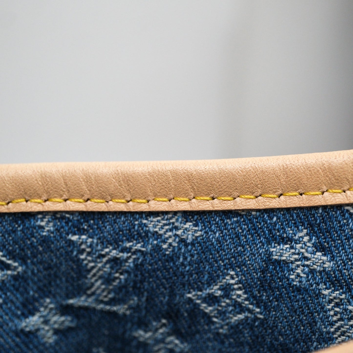 Louis Vuitton CarryAll MM Denim Blue Monogram