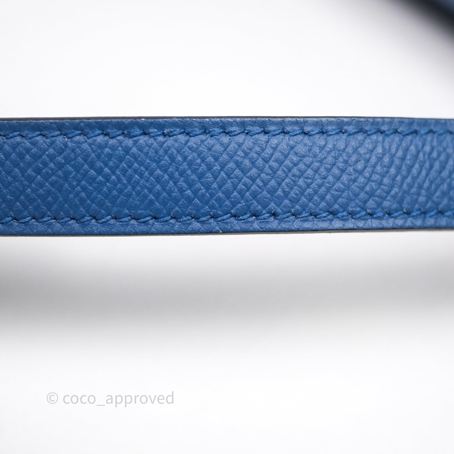 Hermès Cherche-Midi R2 Bleu Agate Epsom Palladium Hardware