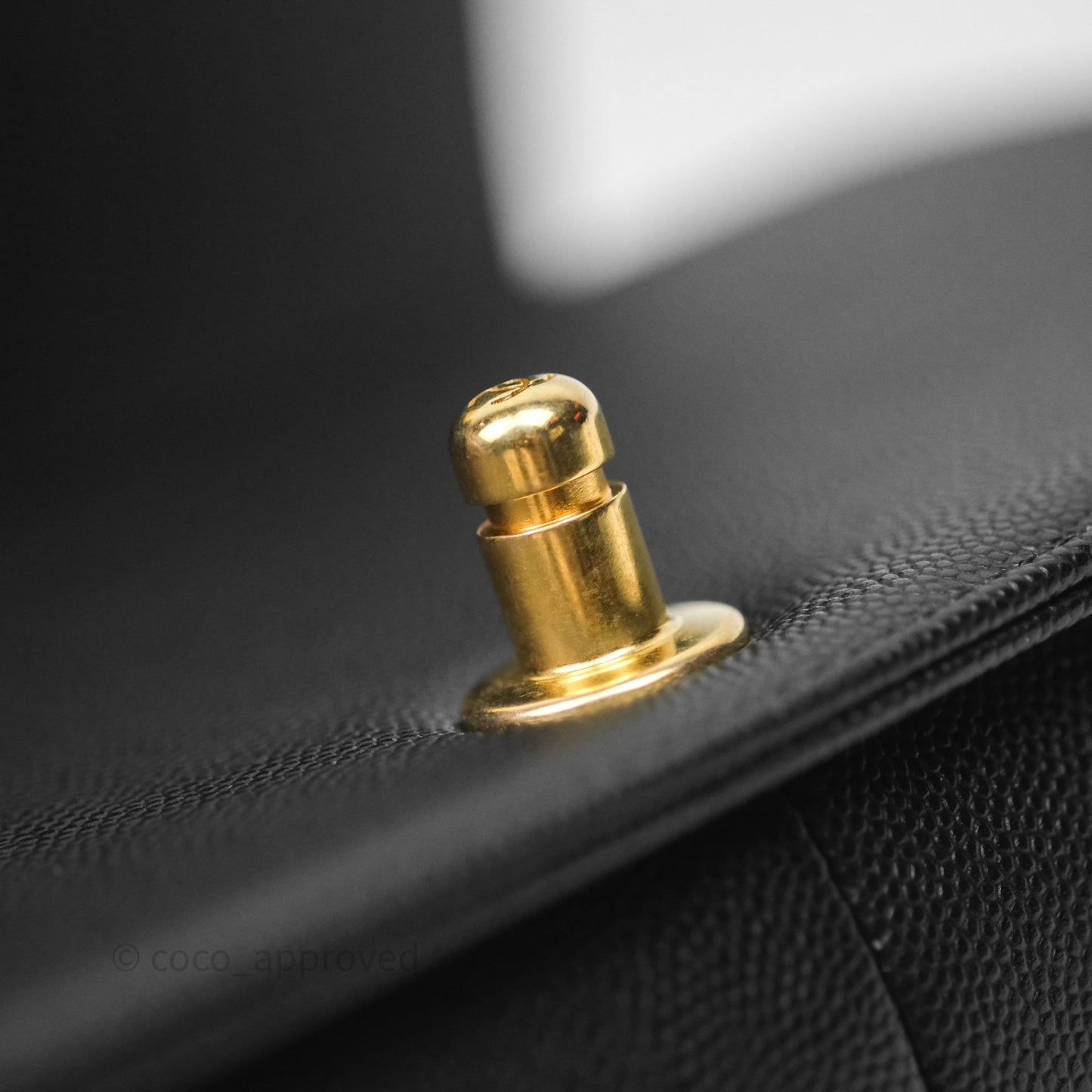 Chanel Quilted Medium Boy Black Caviar Aged Gold Hardware