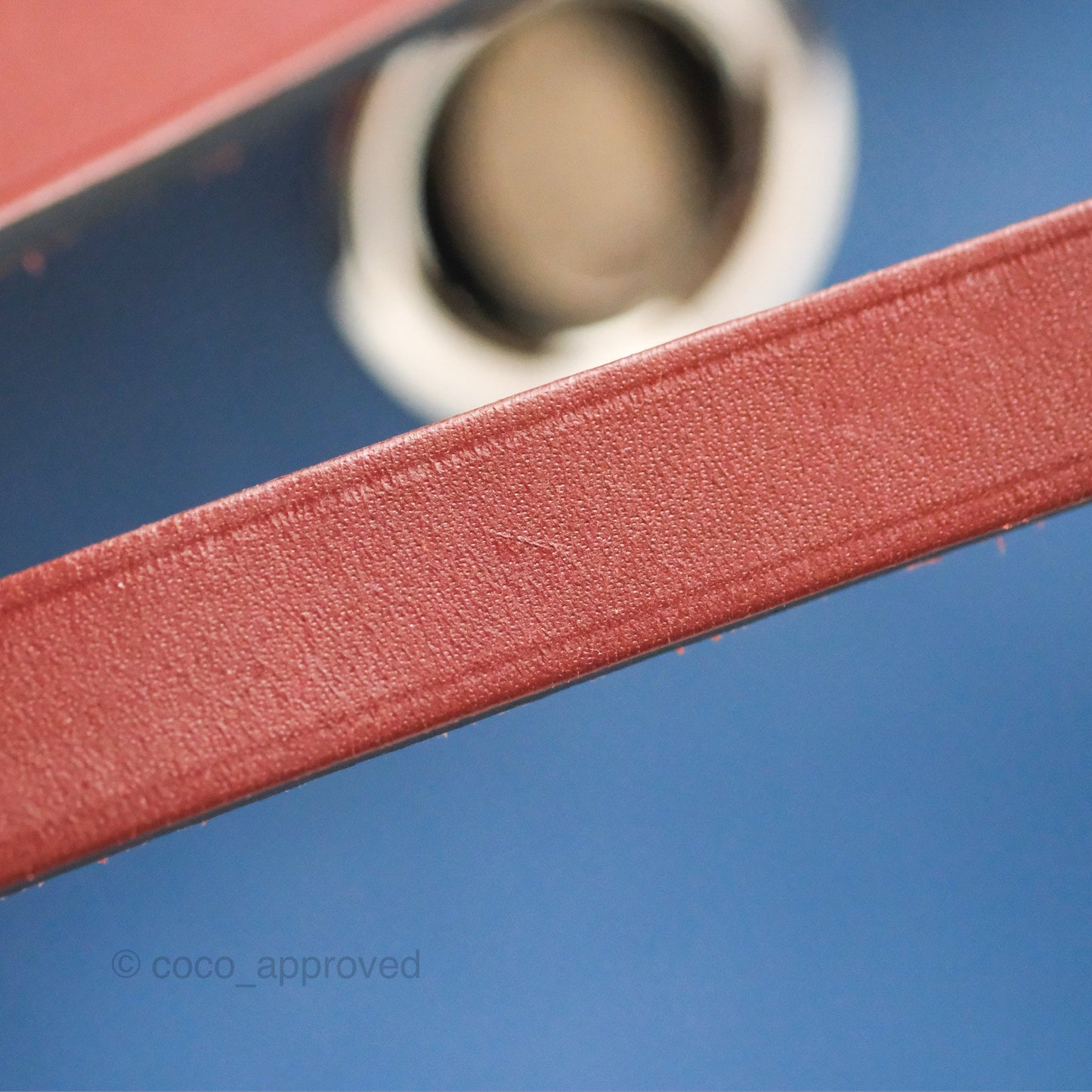 Hermès Herbag Zip 31 Rouge H/Bleu Agate Canvas Palladium Hardware