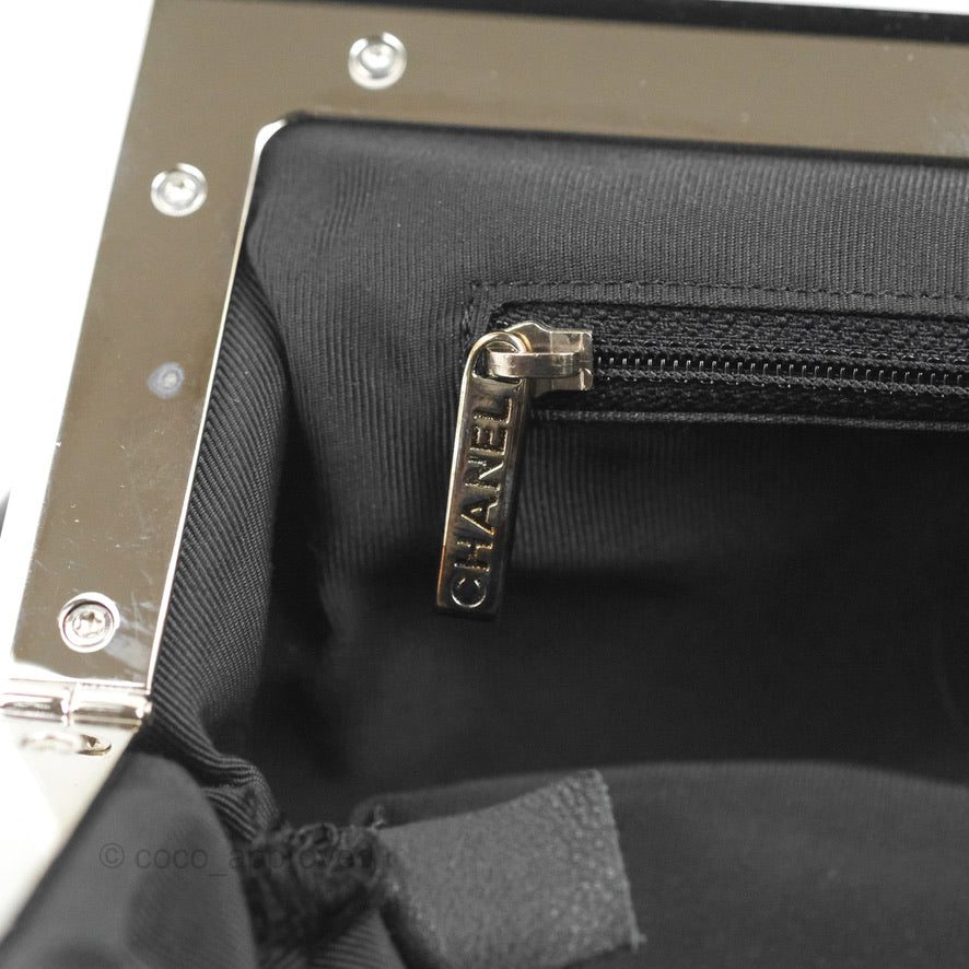 Chanel Puffy Clutch Black