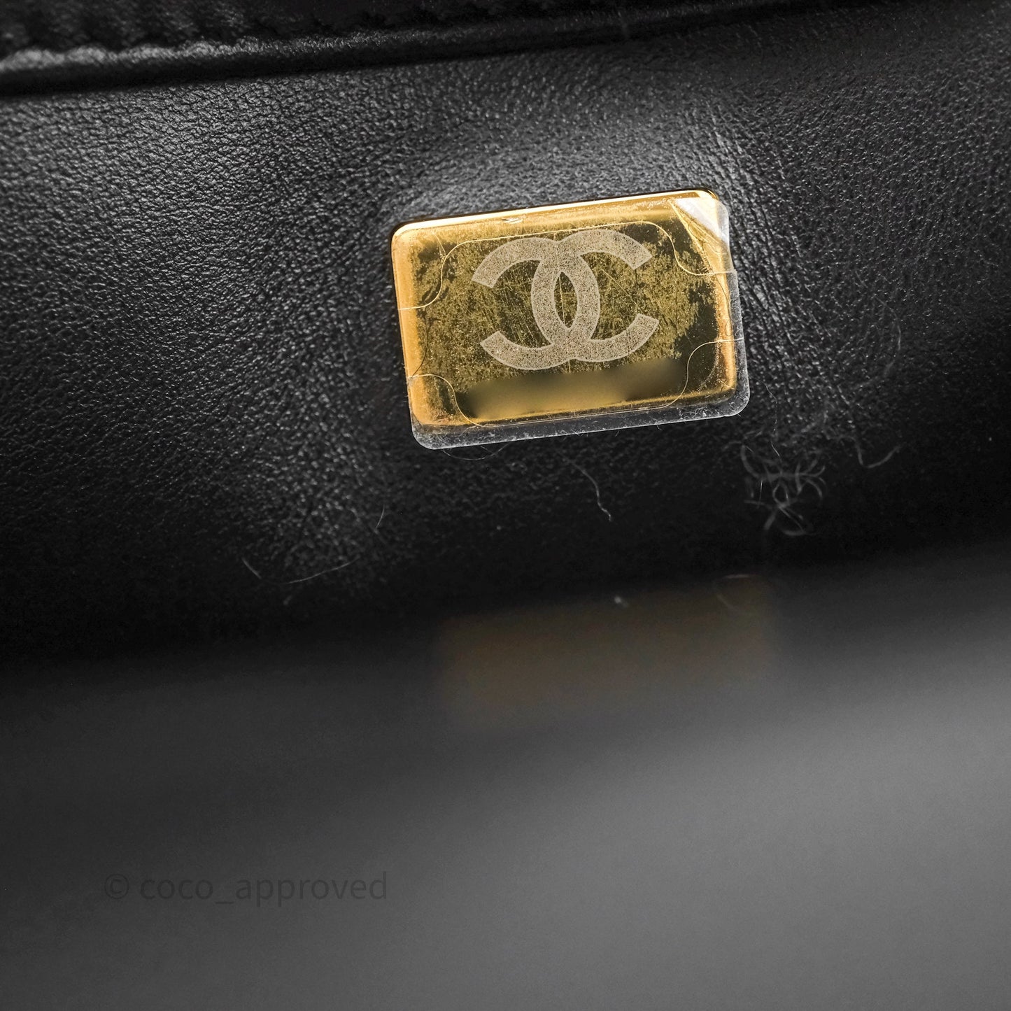 Chanel Mini Perfect Fit Adjustable Quilted Black Calfskin Aged Gold Hardware