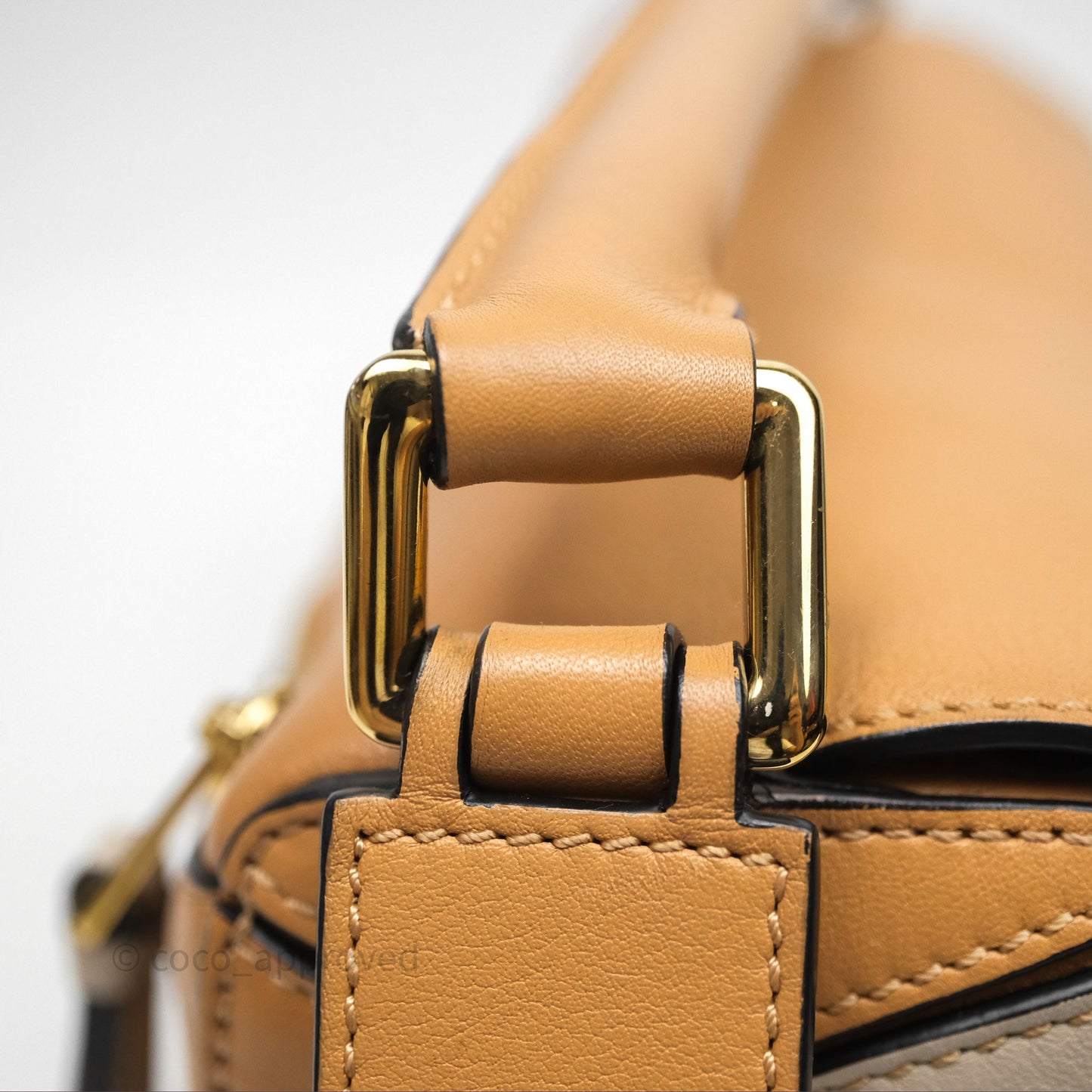 Loewe Small Puzzle Bag Warm Desert & Mink Two Tone Calfskin