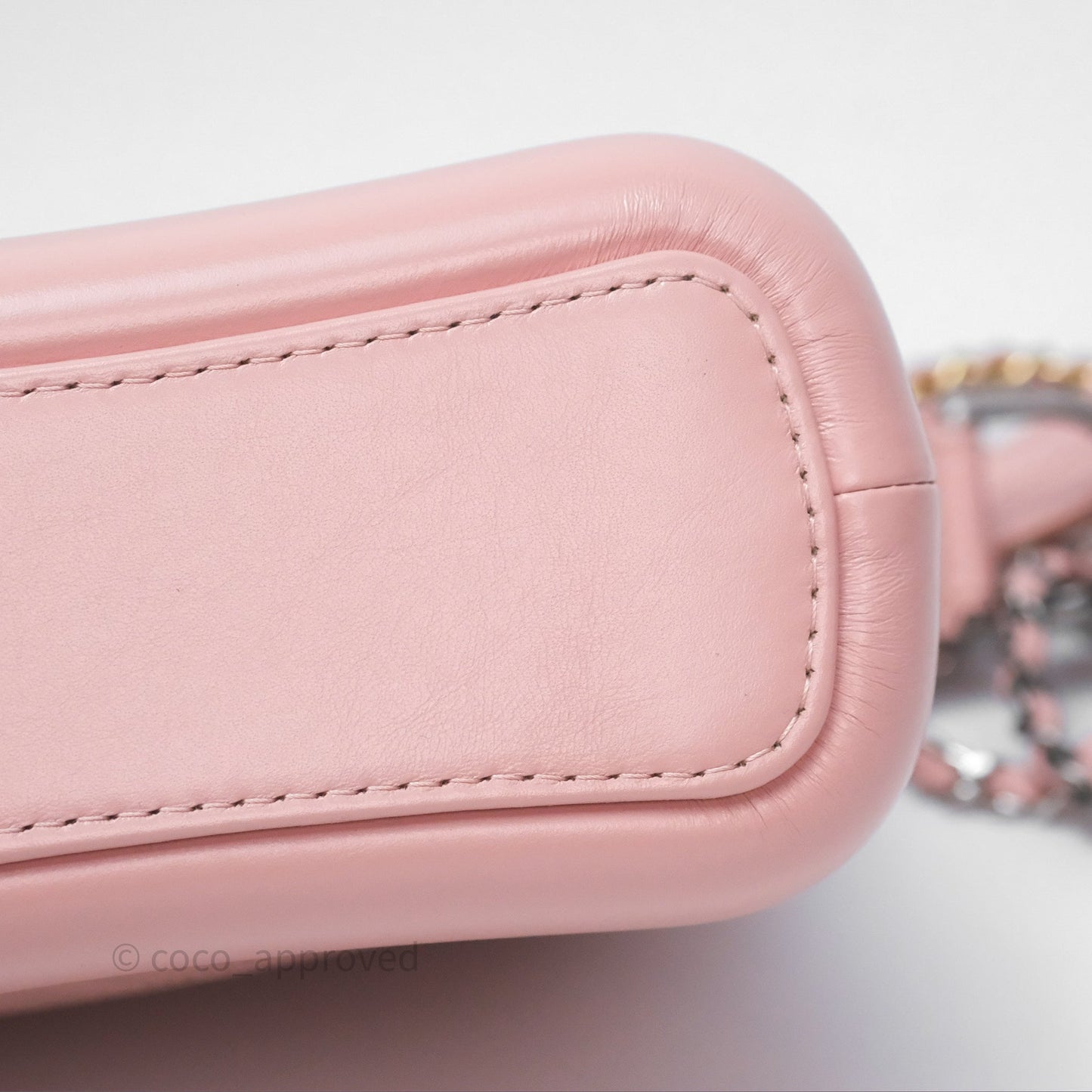 Chanel Small Gabrielle Hobo Quilted Pink Aged Calfskin
