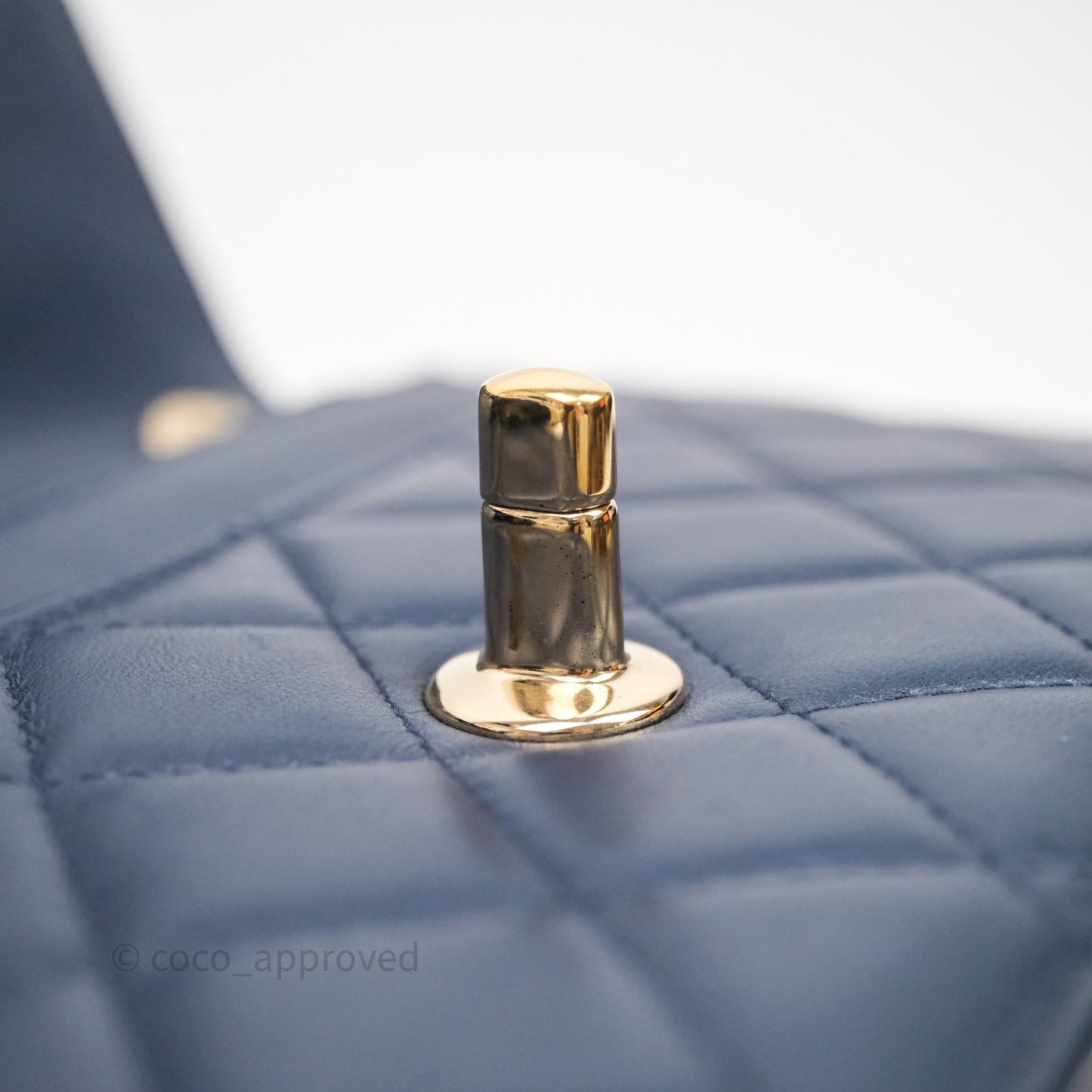 Chanel Trendy CC WOC Wallet On Chain Navy Lambskin Gold Hardware