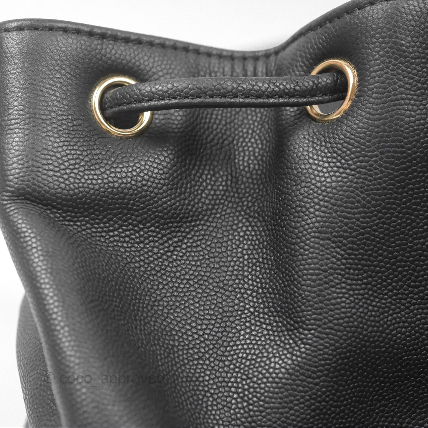 Chanel Quilted Business Affinity Backpack Black Caviar Gold Hardware