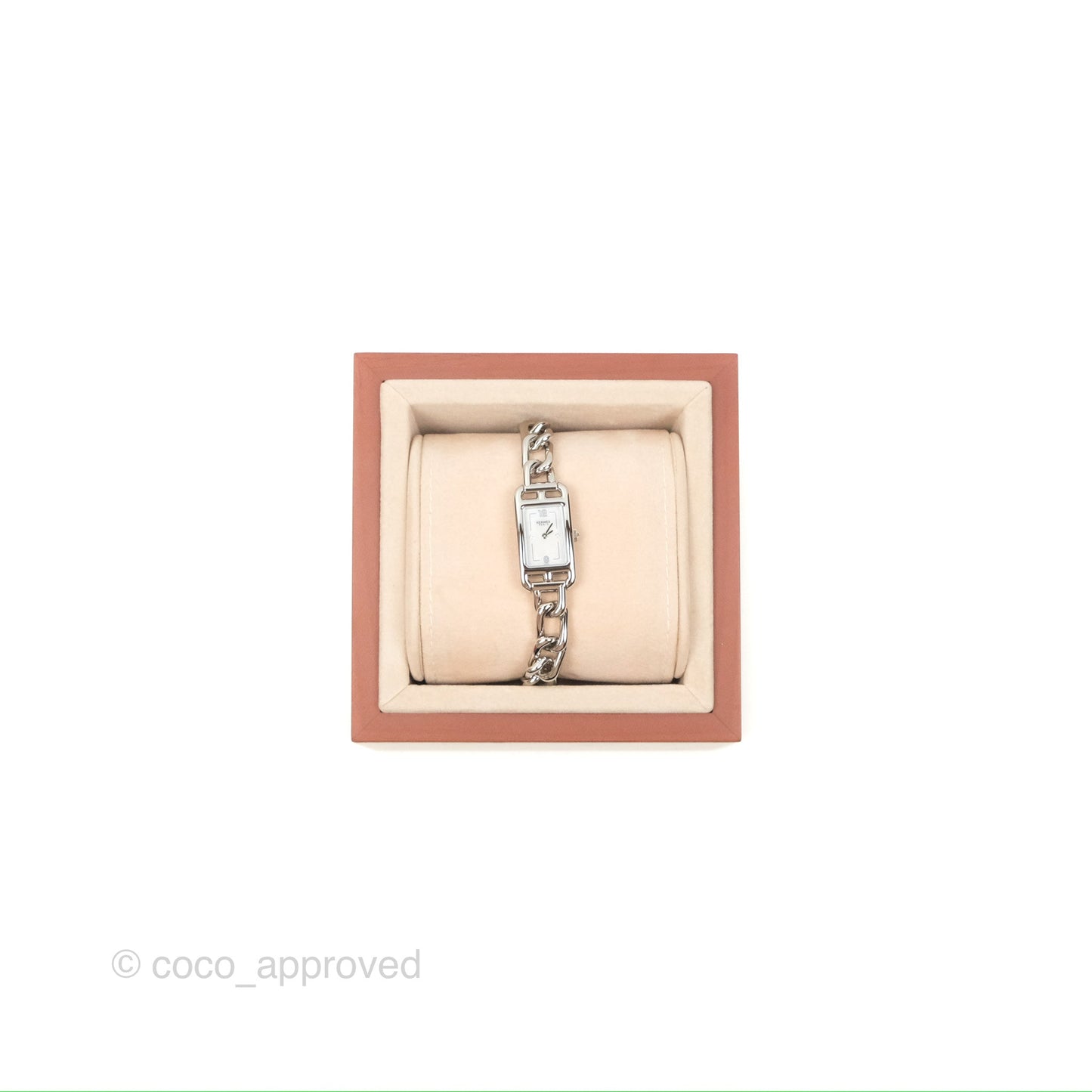 Hermès Nantucket Watch Steel Bracelet Palladium