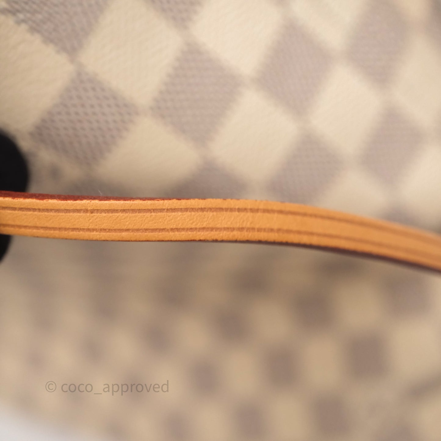 Louis Vuitton Neverfull MM Damier Azur Canvas Tote Bag