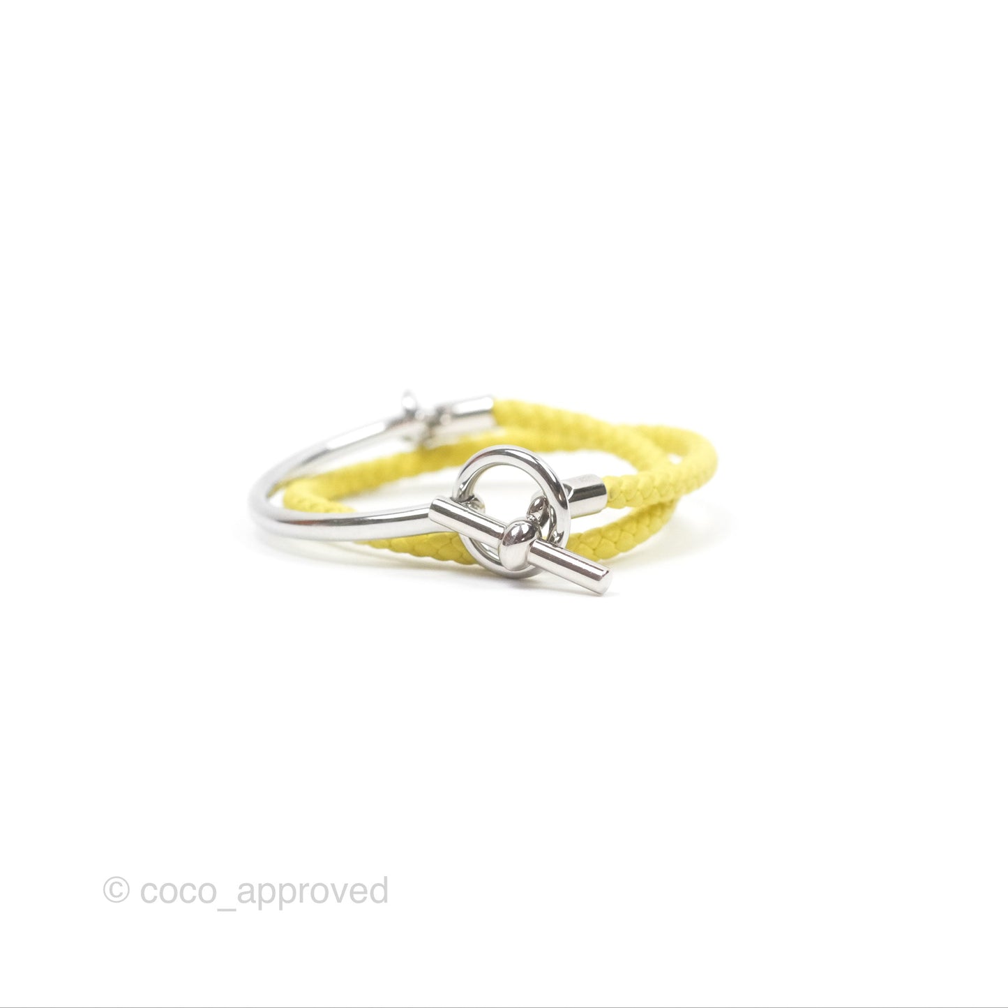 Hermès Glenan H Link Argo Bracelet Yellow Palladium Hardware