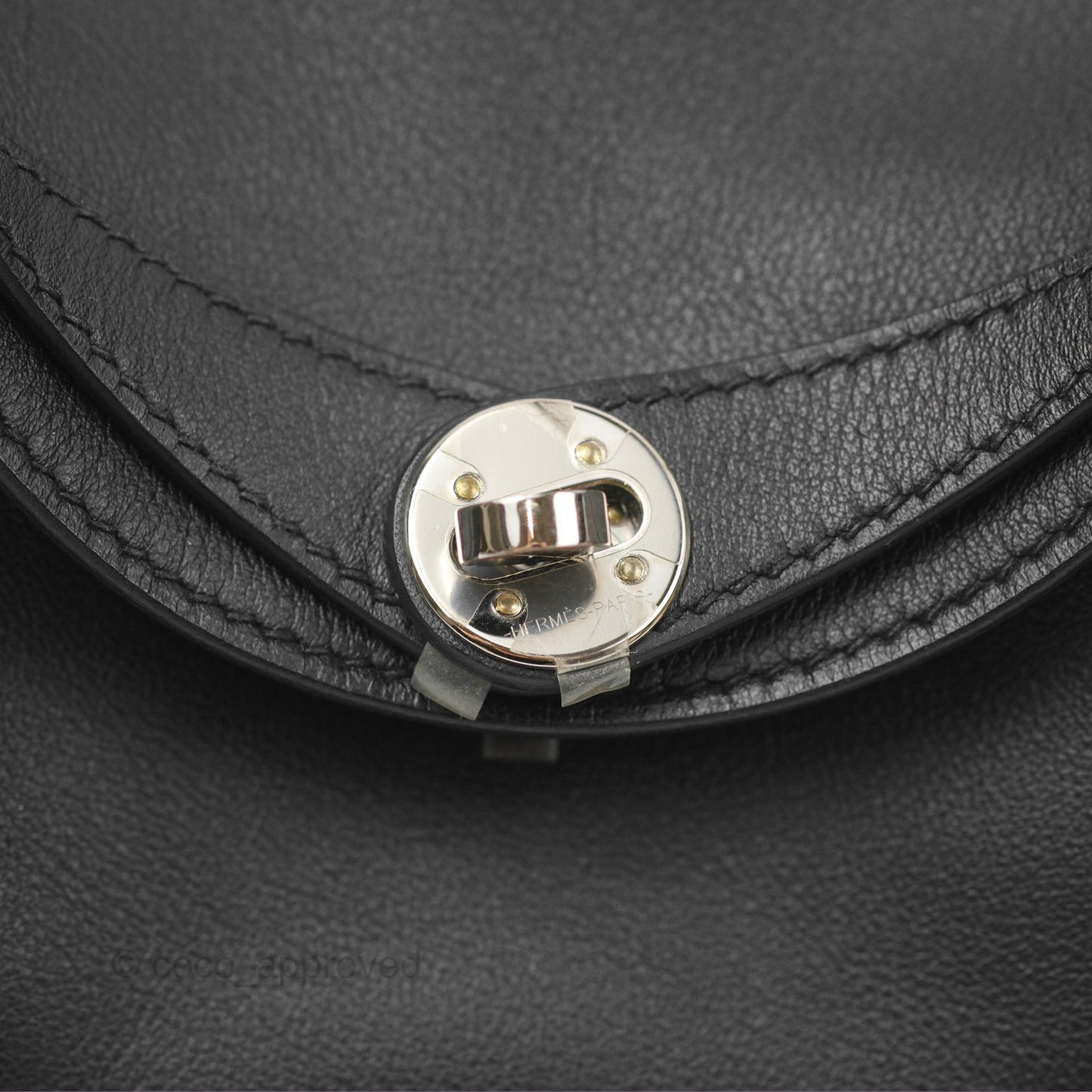 Hermès Mini Lindy 20 Back Swift Palladium Hardware
