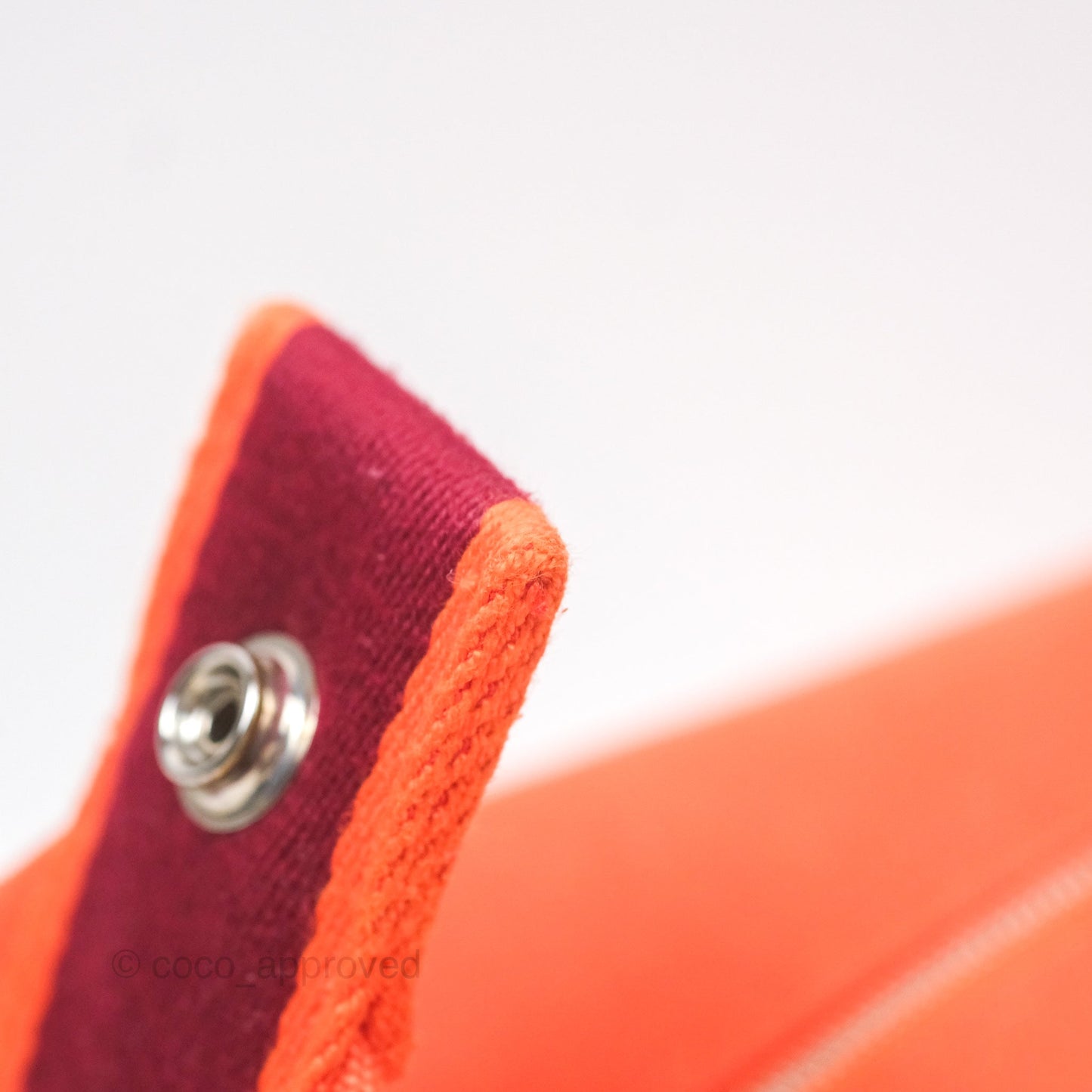 Hermès Small Bride-A-Brac Orange Feu Canvas