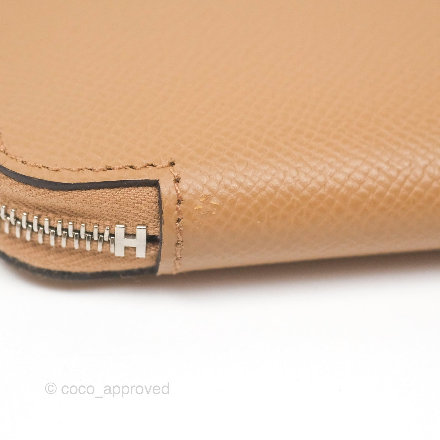 Hermès Silk In Compact Wallet Chai Epsom