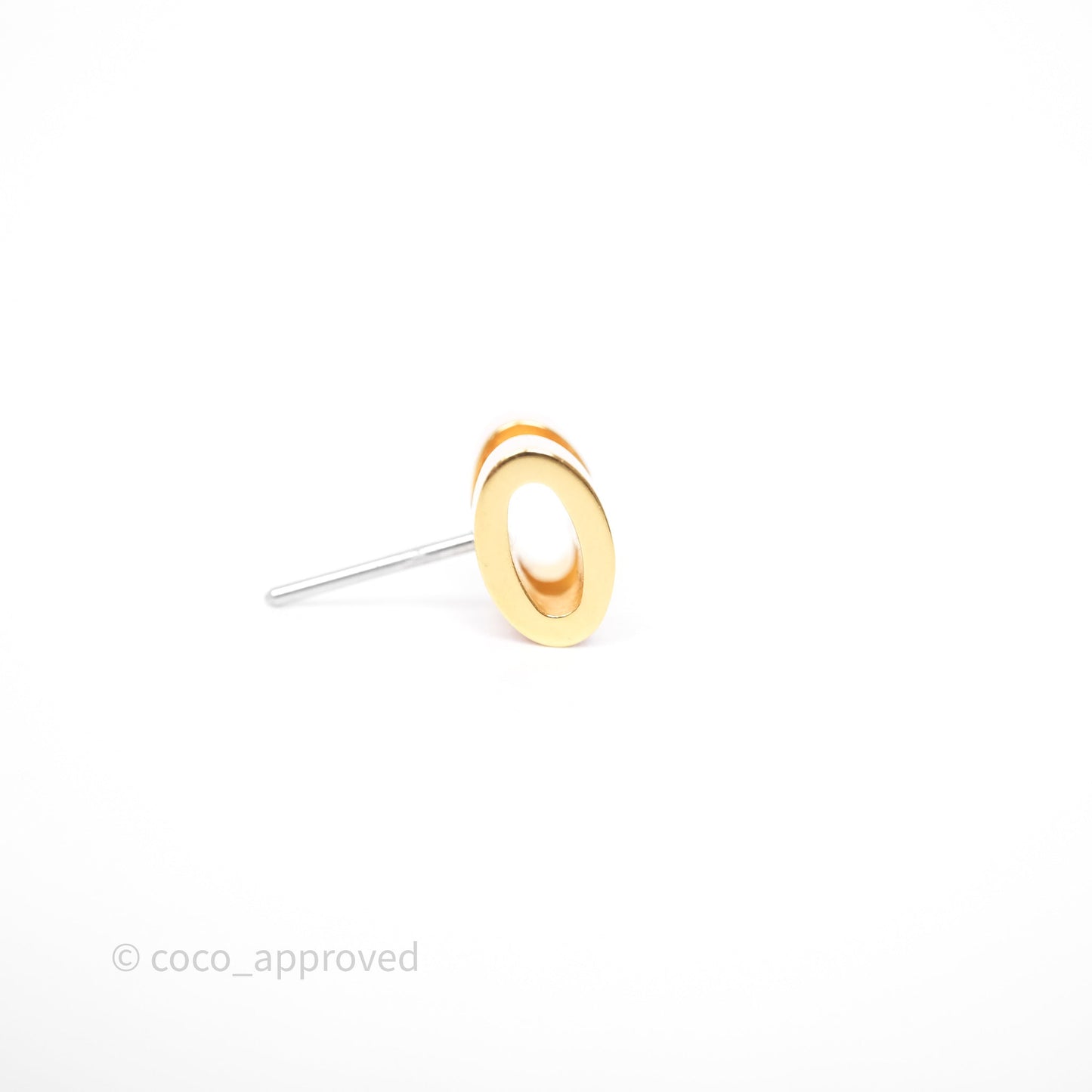 Hermès Mini Pop H Earrings Rose Dragee 5U Gold Hardware