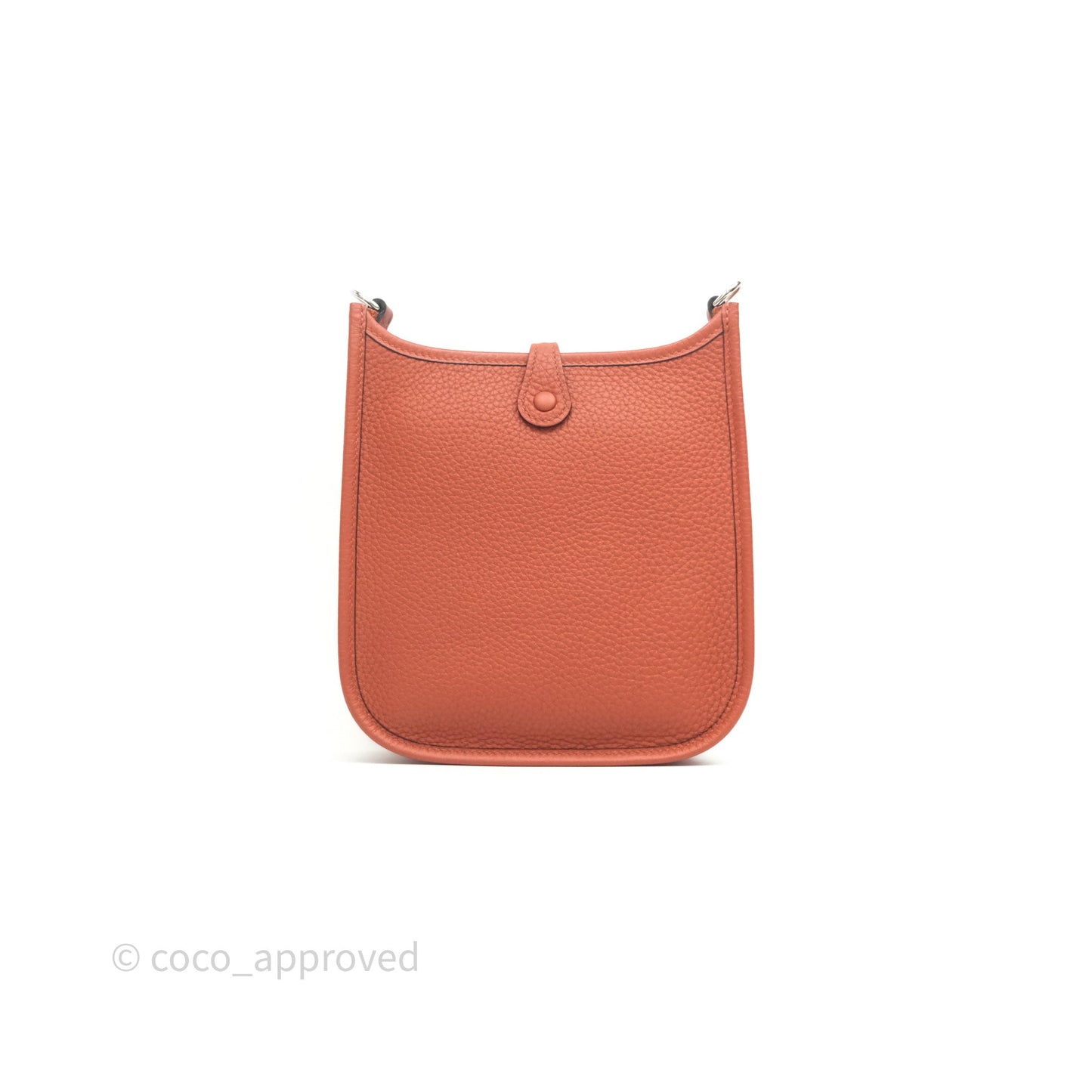 Hermès Mini Evelyne 16 Cuivre 6C Clemence Palladium Hardware
