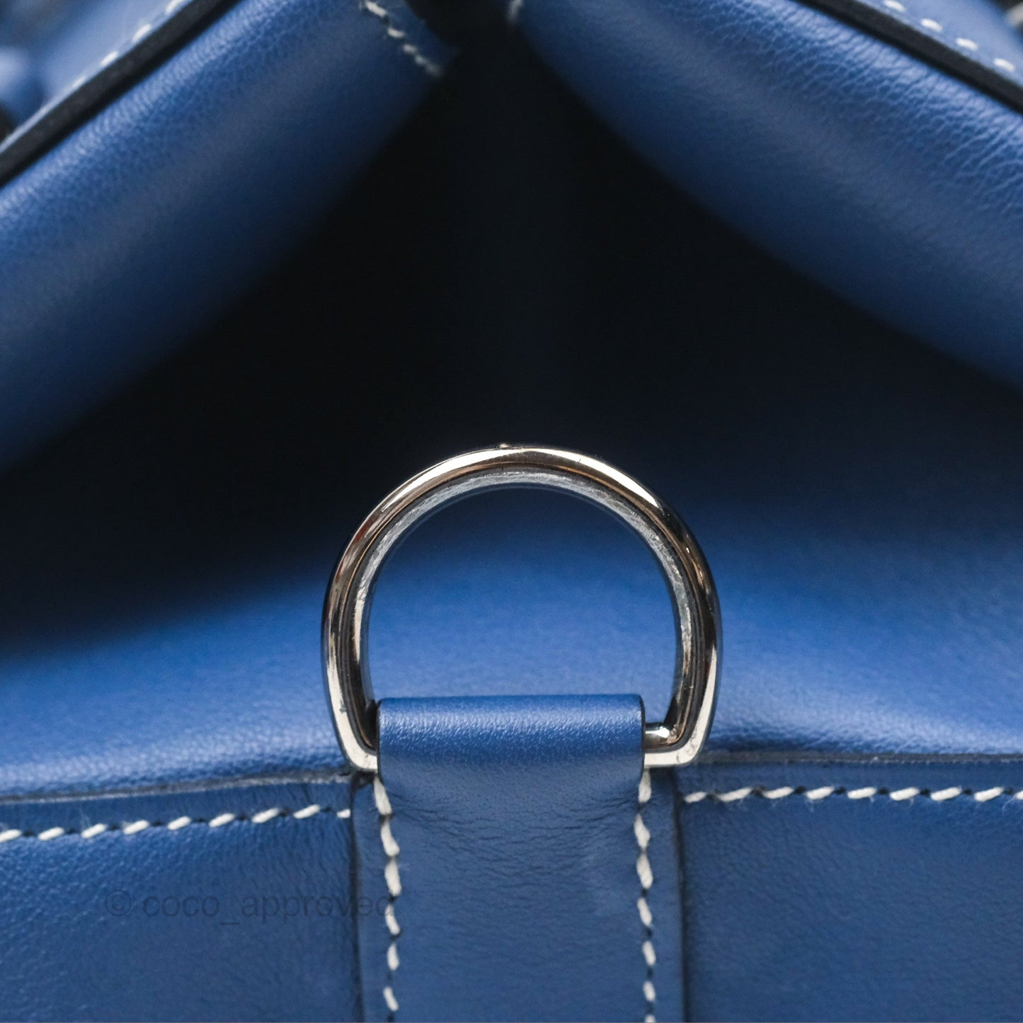 Hermès ToolBox 20 Bleu Agate R2 Swift Palladium Hardware