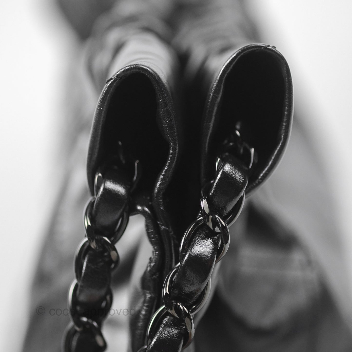 Chanel 22 Small Black Calfskin So Black Hardware