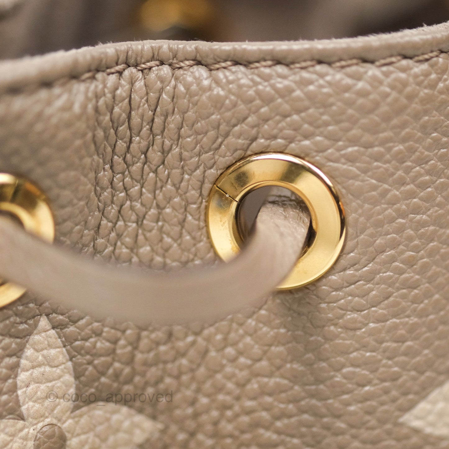 Louis Vuitton Nano Noe Monogram Dove/Cream Canvas
