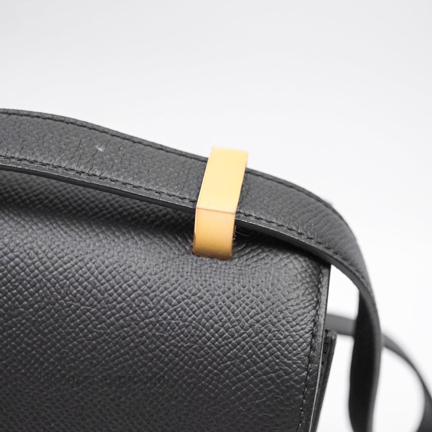 Hermès Constance 24 Noir 89 Epsom Gold Hardware