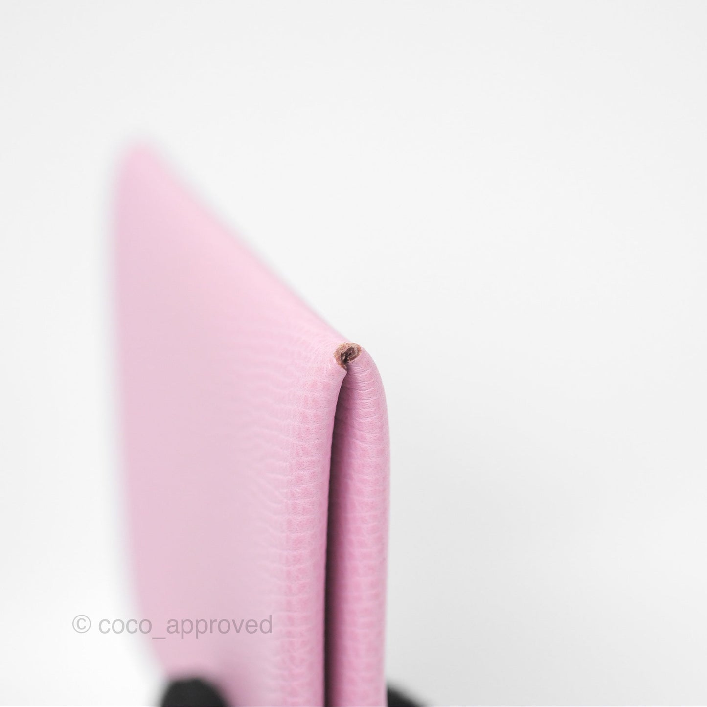 Hermès Calvi Card Holder Mauve Sylvestre Epsom