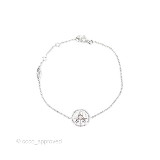 Dior Rose Des Vents Bracelet Diamonds/Mother of Pearl White Gold