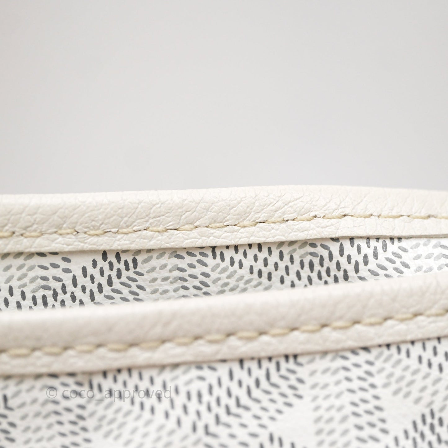 Goyard Bohème Hobo Bag PM White Goyardine Canvas