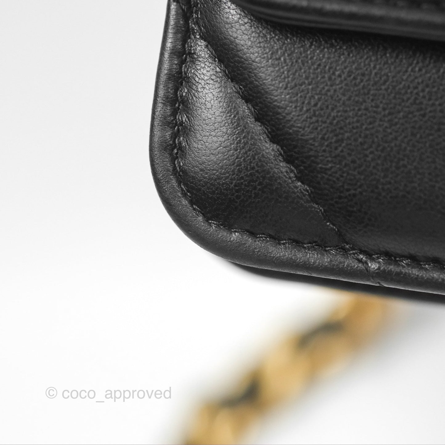 Chanel 19 Clutch With Chain Black Lambskin Mixed Hardware