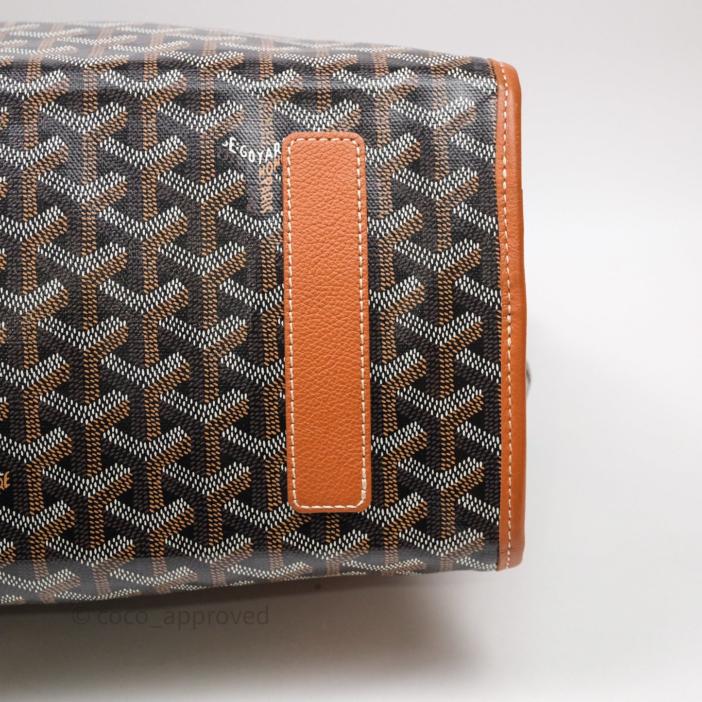 Goyard Saint Léger Backpack Black/ Tan