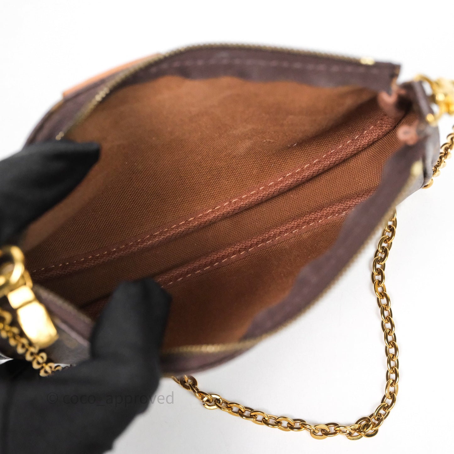 Louis Vuitton Multi Pochette Accessories Khaki Monogram Canvas