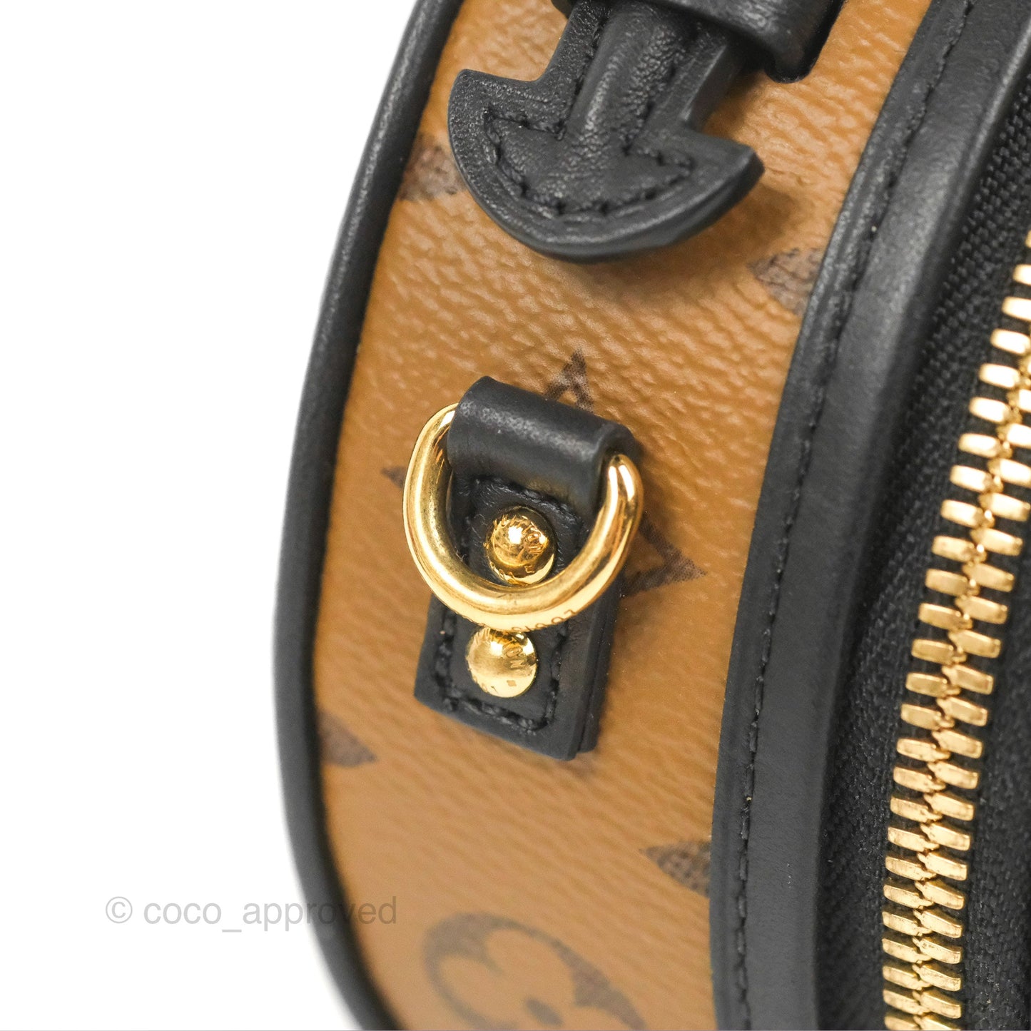 Louis Vuitton Mini Boîte Chapeau Monogram Reverse Canvas Black