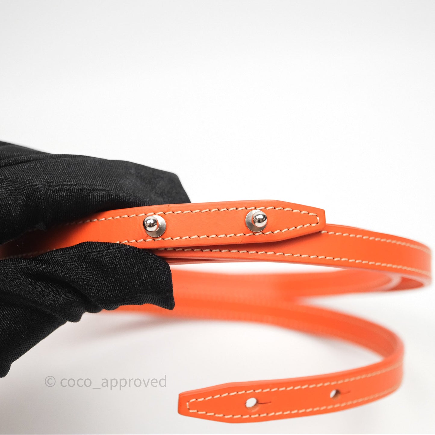 Goyard Saïgon Structuré Mini Bag Orange Goyardine Canvas