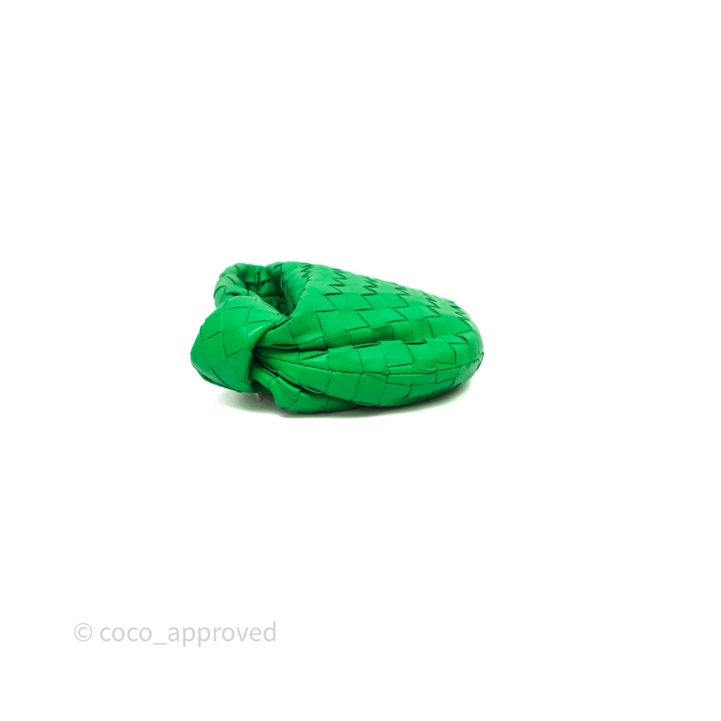 Bottega Veneta Mini Jodie Bag Green Intrecciato Lambskin