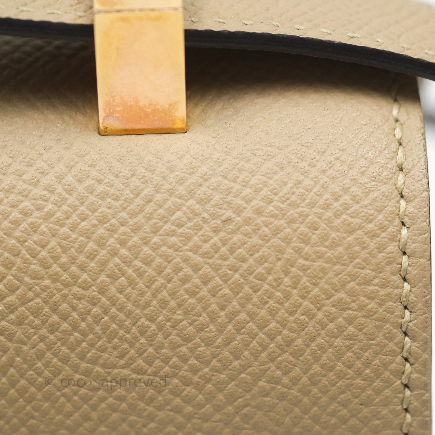 Hermès Constance 24 Trench S2/ Naturel 27 Epsom Gold Hardware