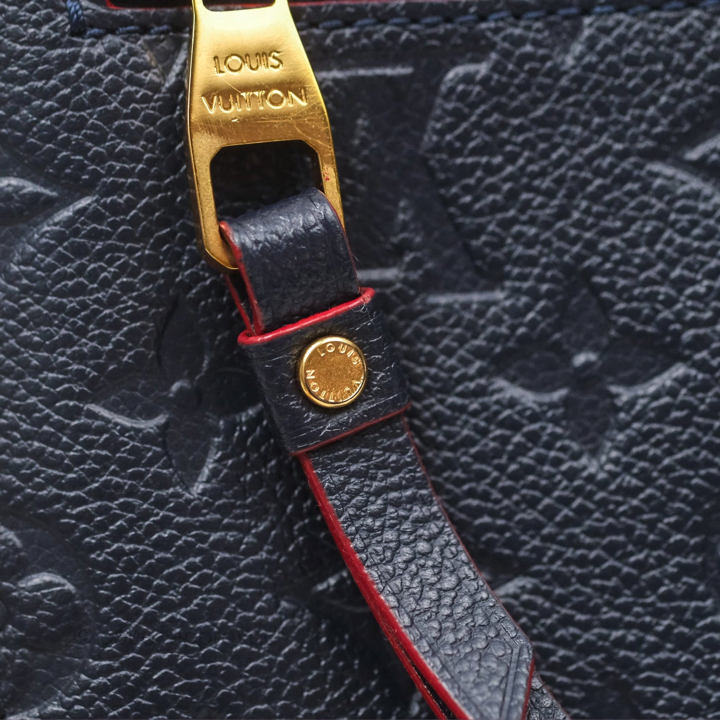 Louis Vuitton Empreinte Pochette Metis Marine Rouge