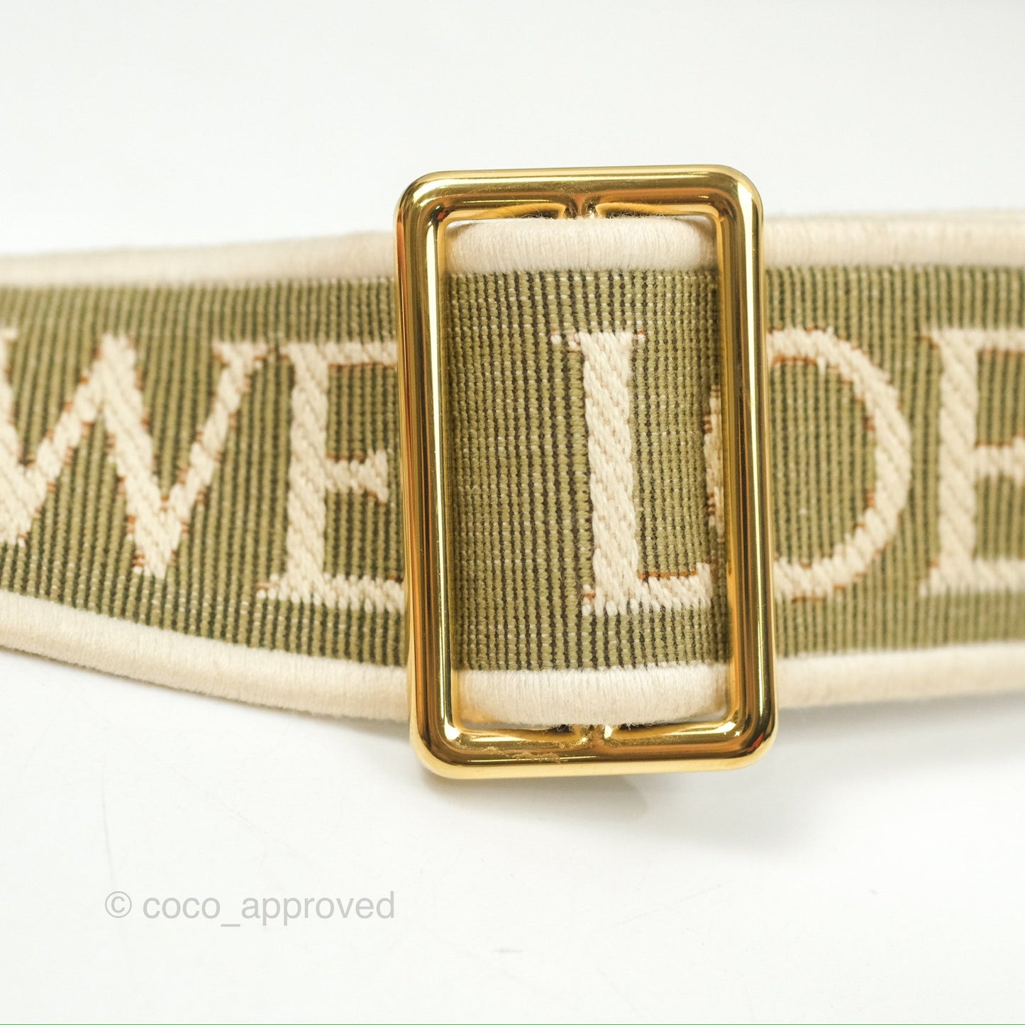 Loewe Mini Gate Dual Bag Soft Calfskin & Jacquard Strap Autumn Green