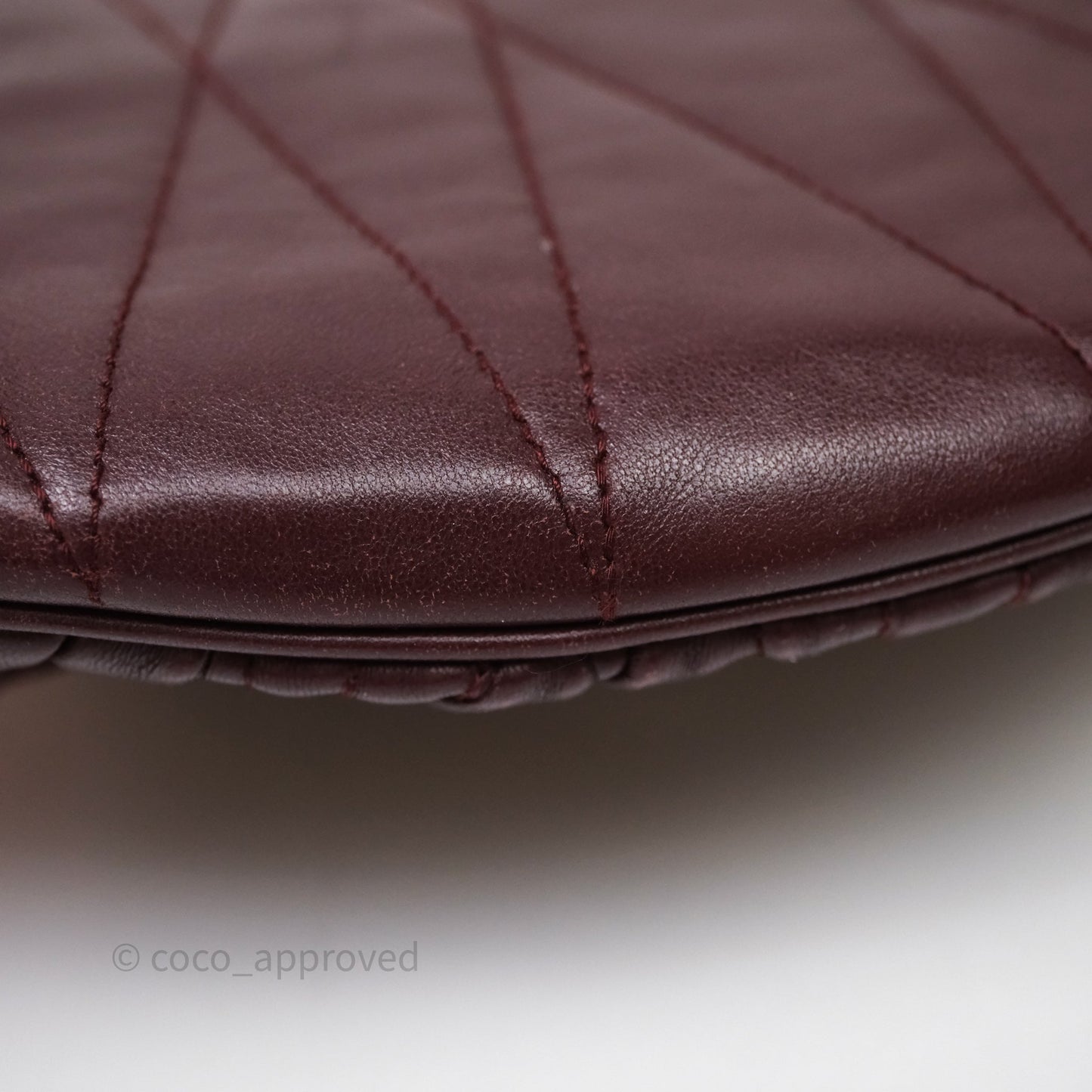 Miu Miu Bumbag Burgundy/Pink Gold Hardware