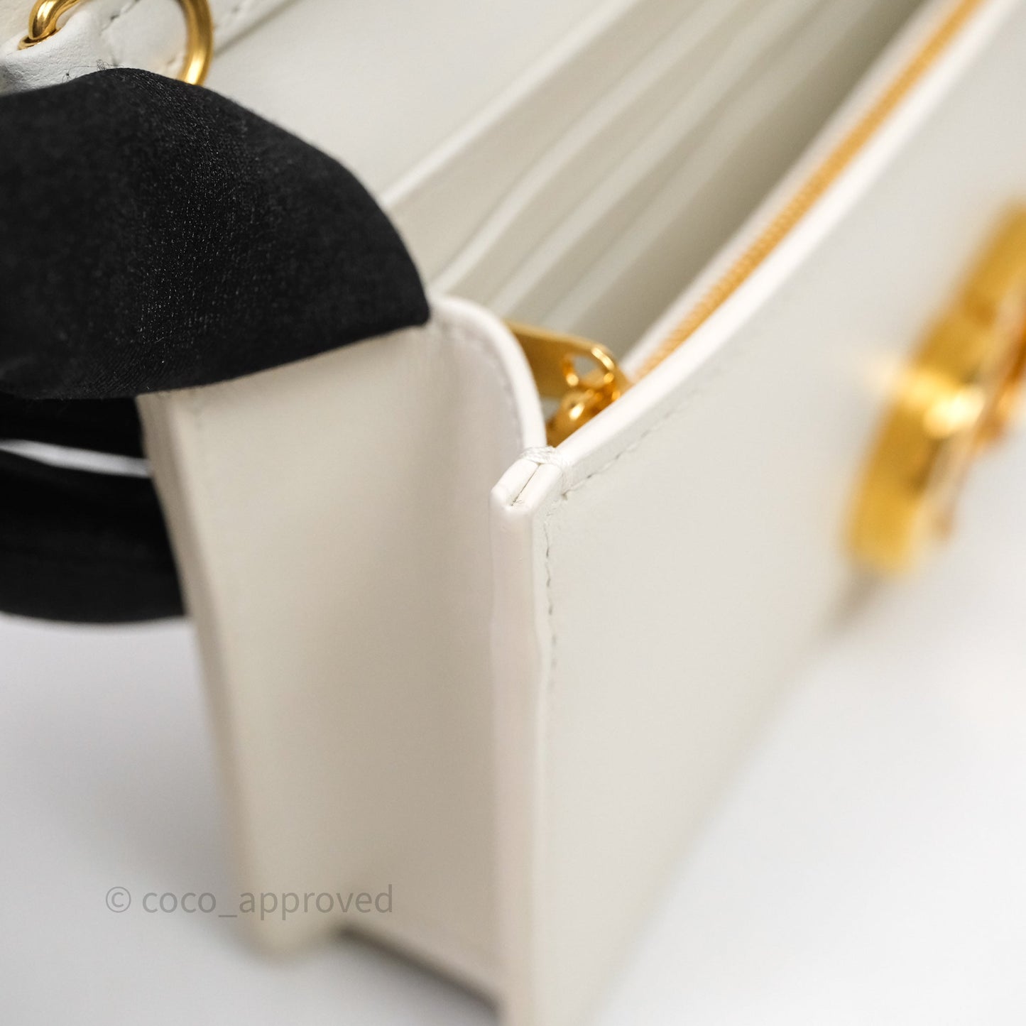 Christian Dior Miss Montaigne Mini Bag Latte Smooth Calfskin