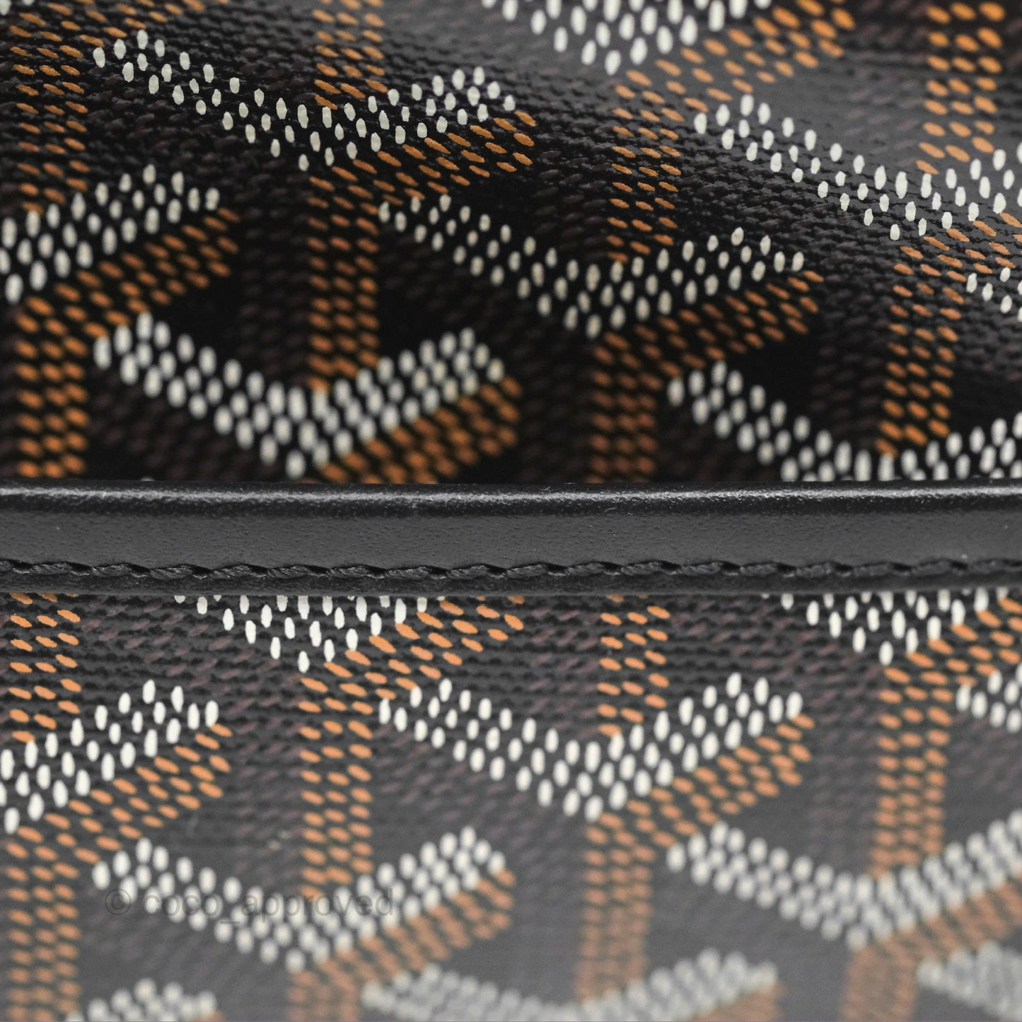 Goyard Cap-Vert PM Bag Black Goyardine