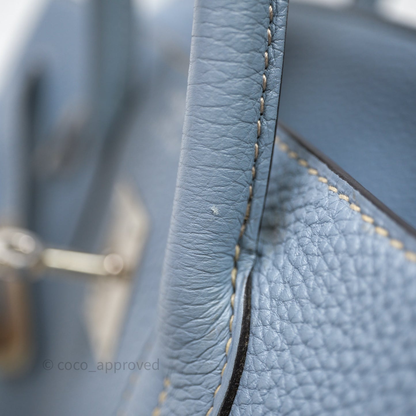 Hermès Birkin 35 Blue Ciel Togo Palladium Hardware