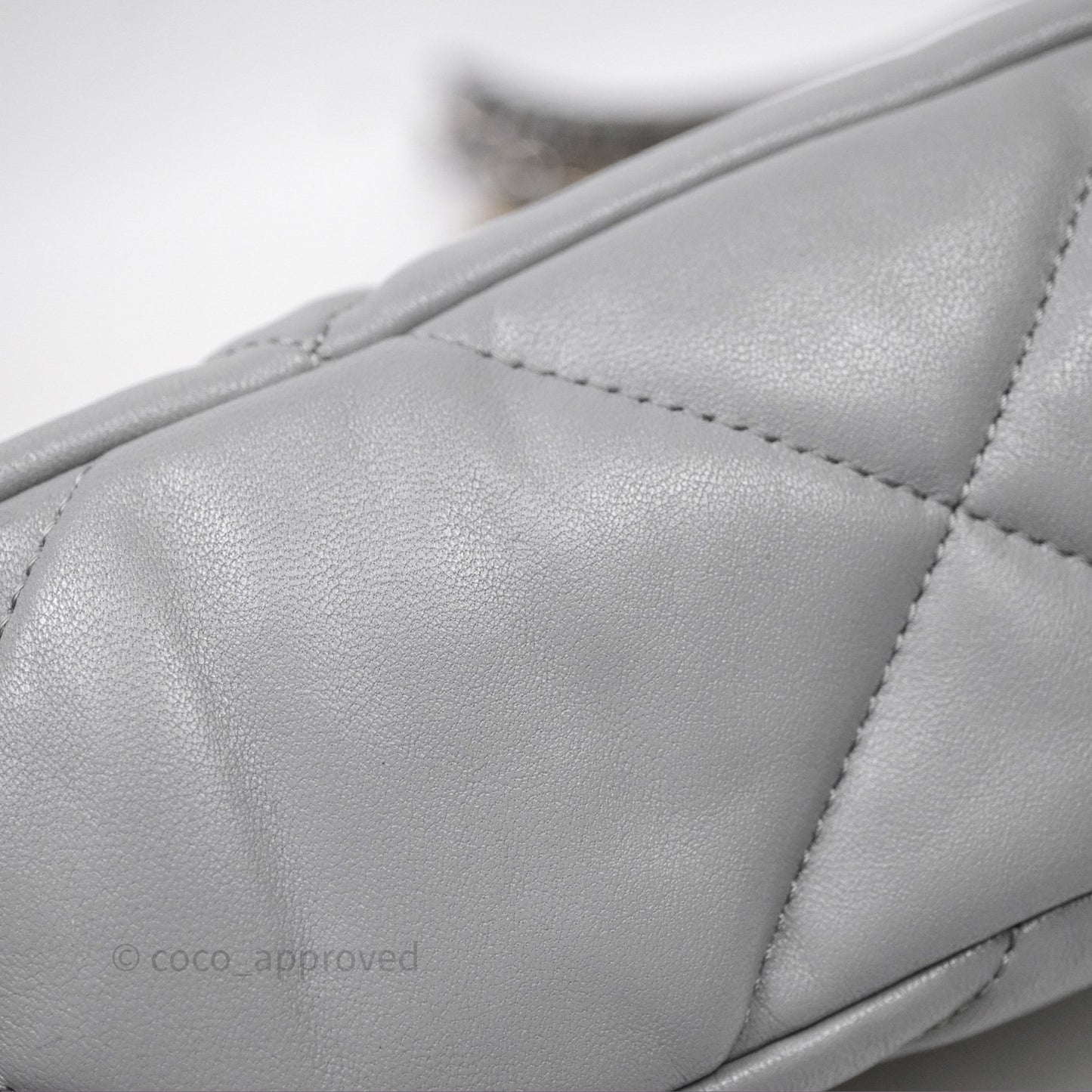 Chanel 19 Small Grey Mixed Hardware
