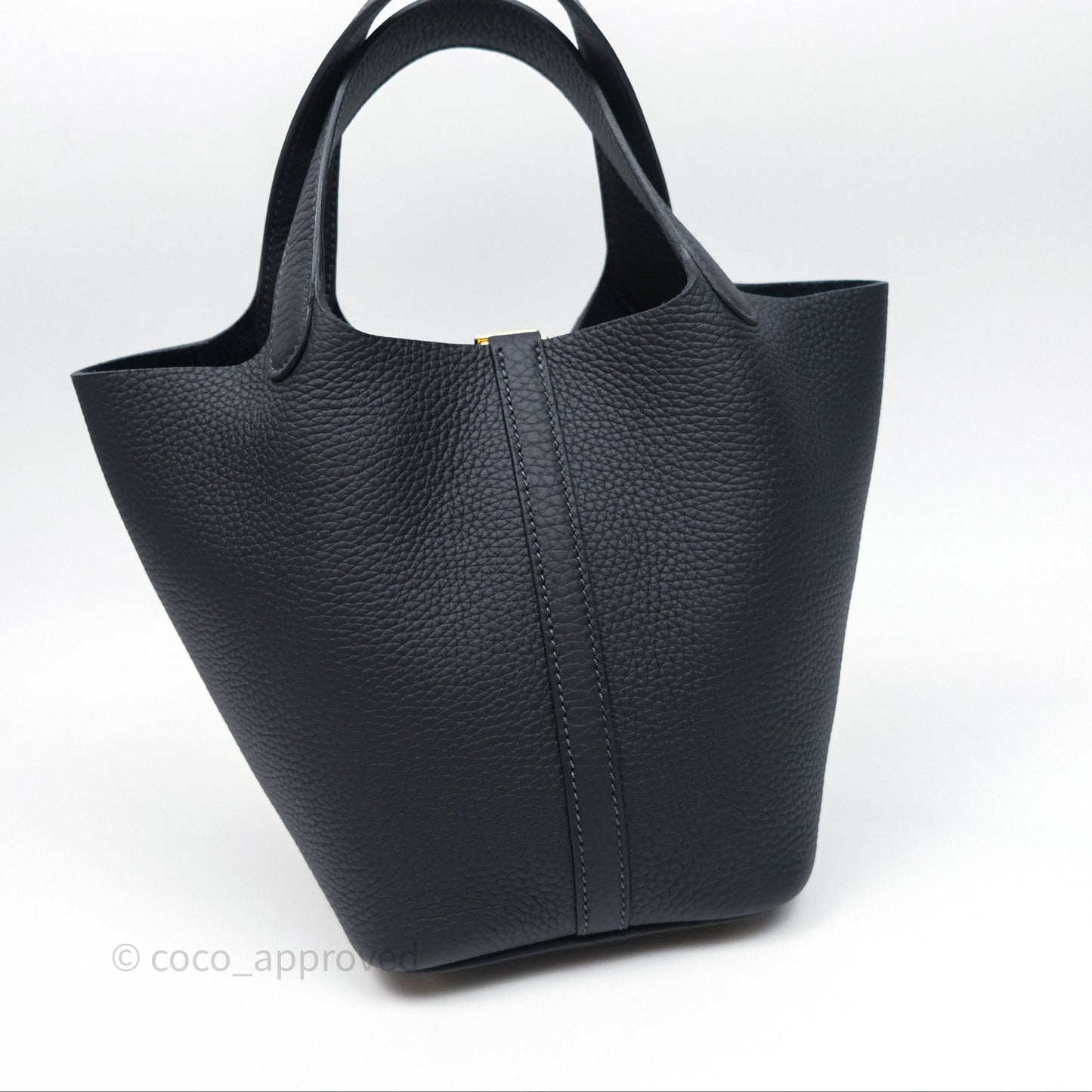 Hermès Picotin 18 Caban 3Y Clemence Gold Hardware