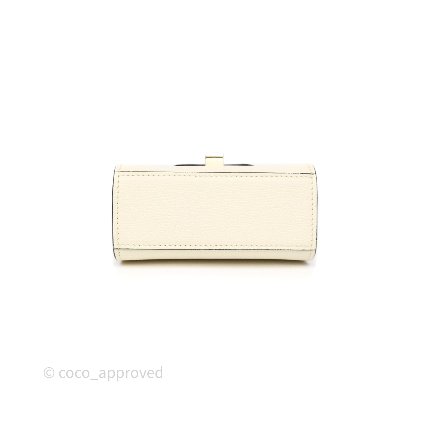 Valextra Iside Belt Bag Pergamena White Calfskin