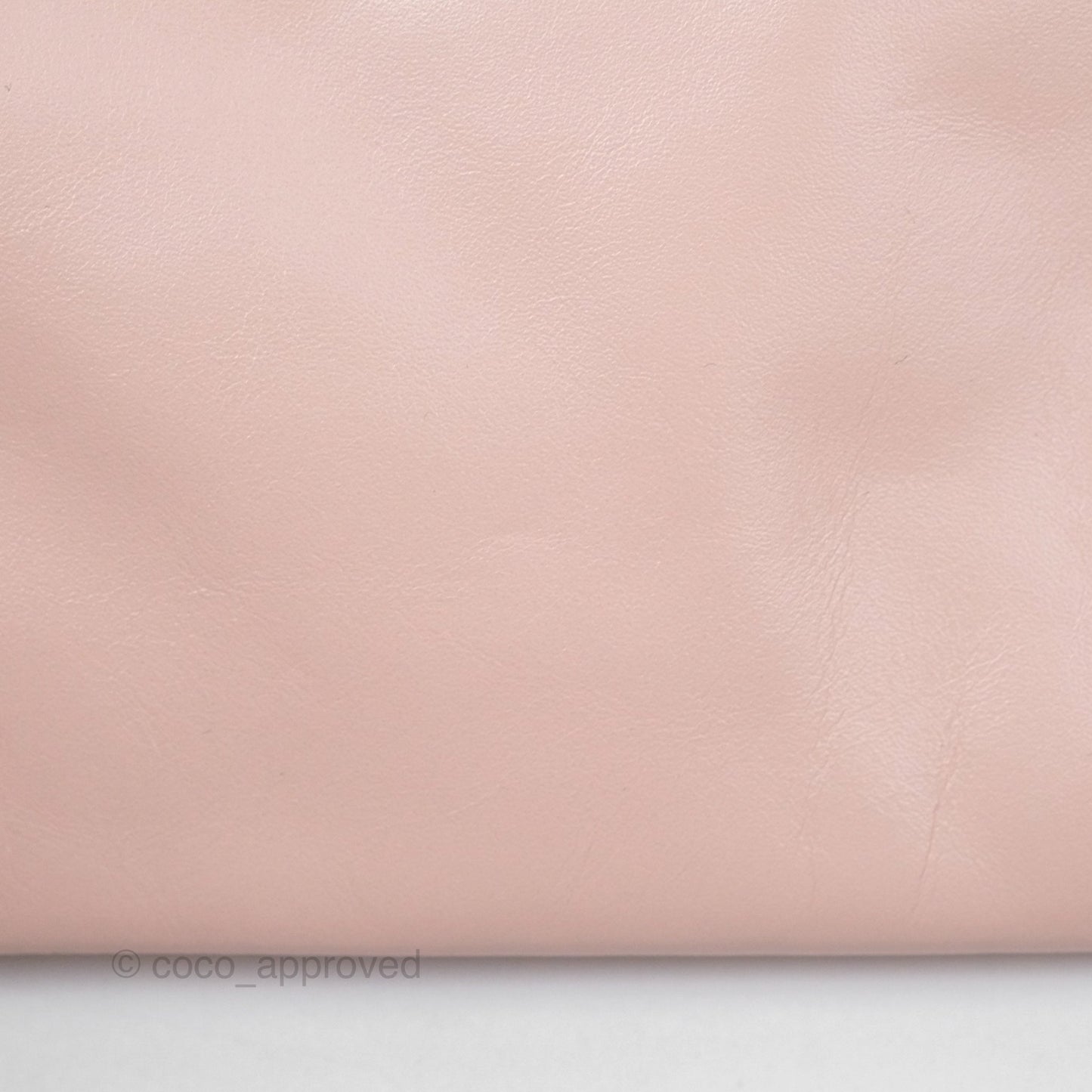 Chanel 22 Small Quilted Pink Shiny Crumpled Calfskin Aged Gold Hardware