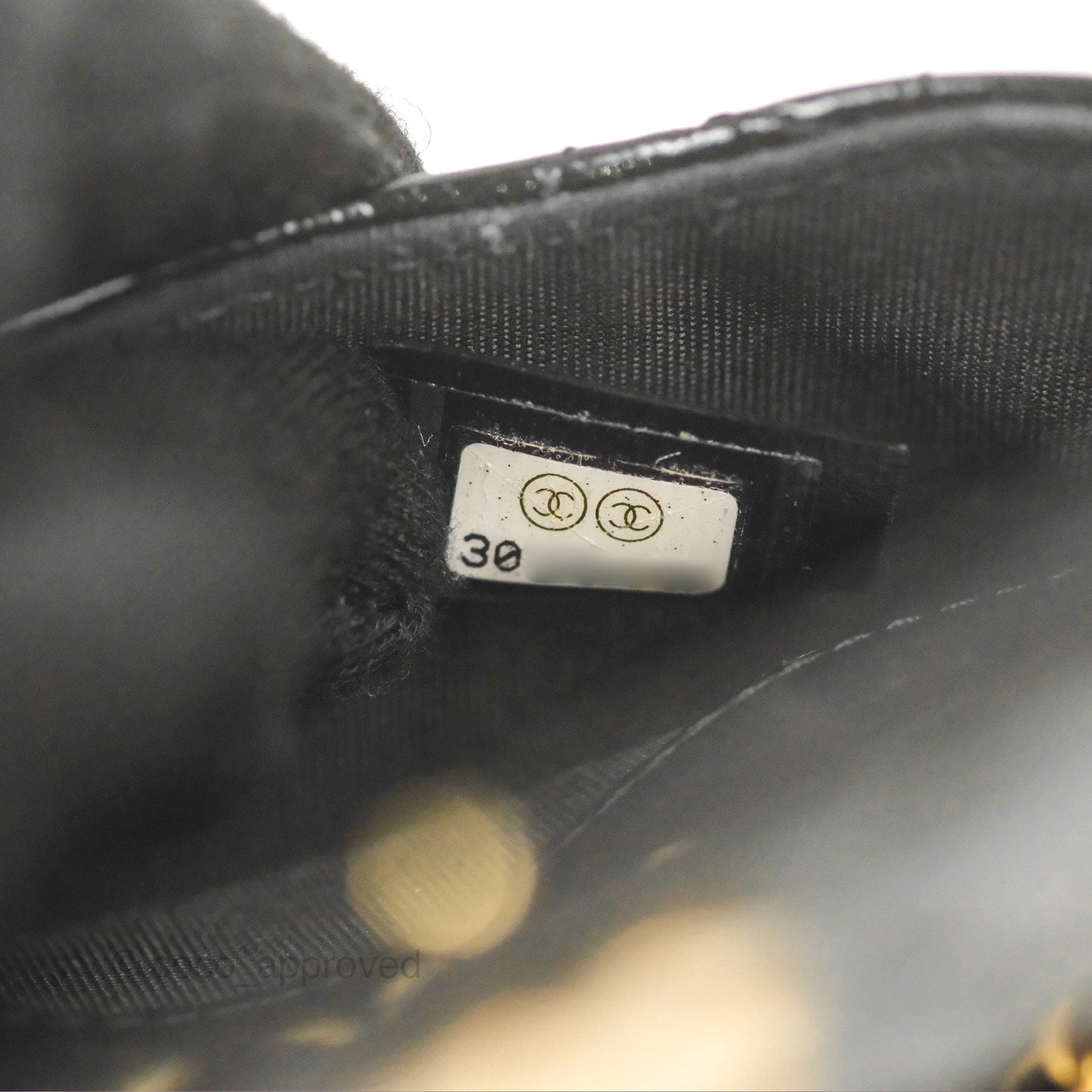 Chanel Waist Belt Bag Black Glazed Aged Calfskin Aged Gold Hardware