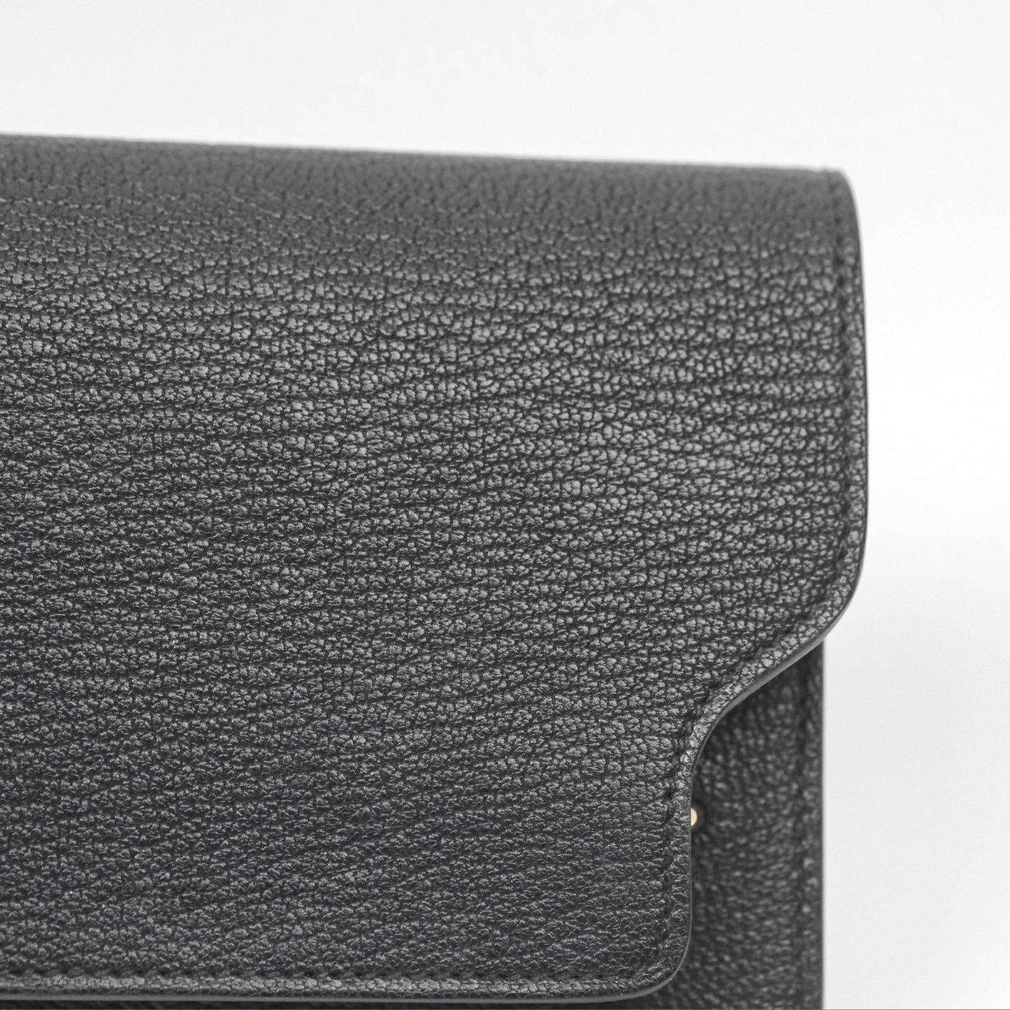 Hermès Roulis Slim Wallet Black Noir 89 Chevre Mysore Gold Hardware